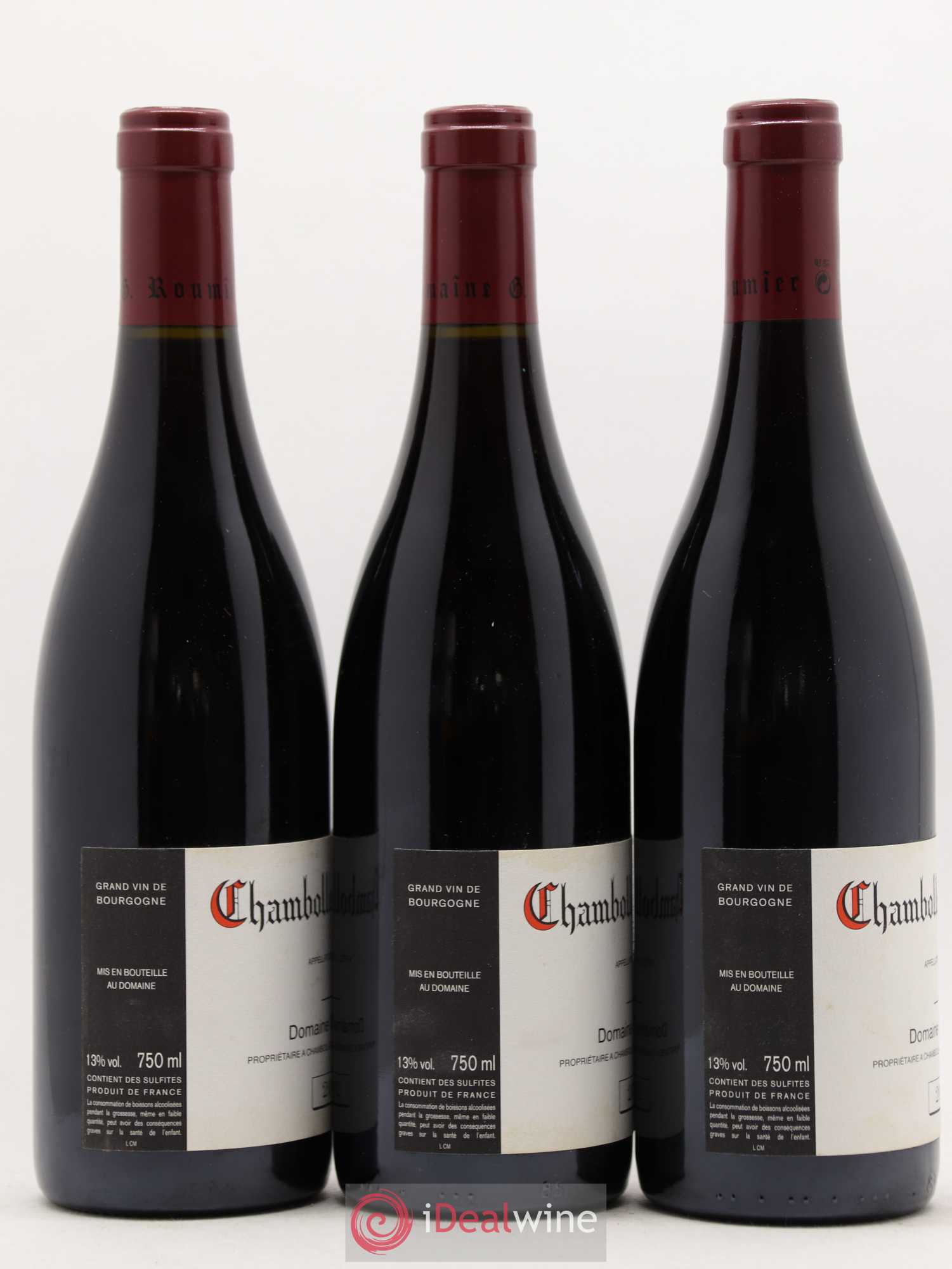 Chambolle-Musigny Georges Roumier (Domaine) 2010 - Lot de 3 bouteilles - 1