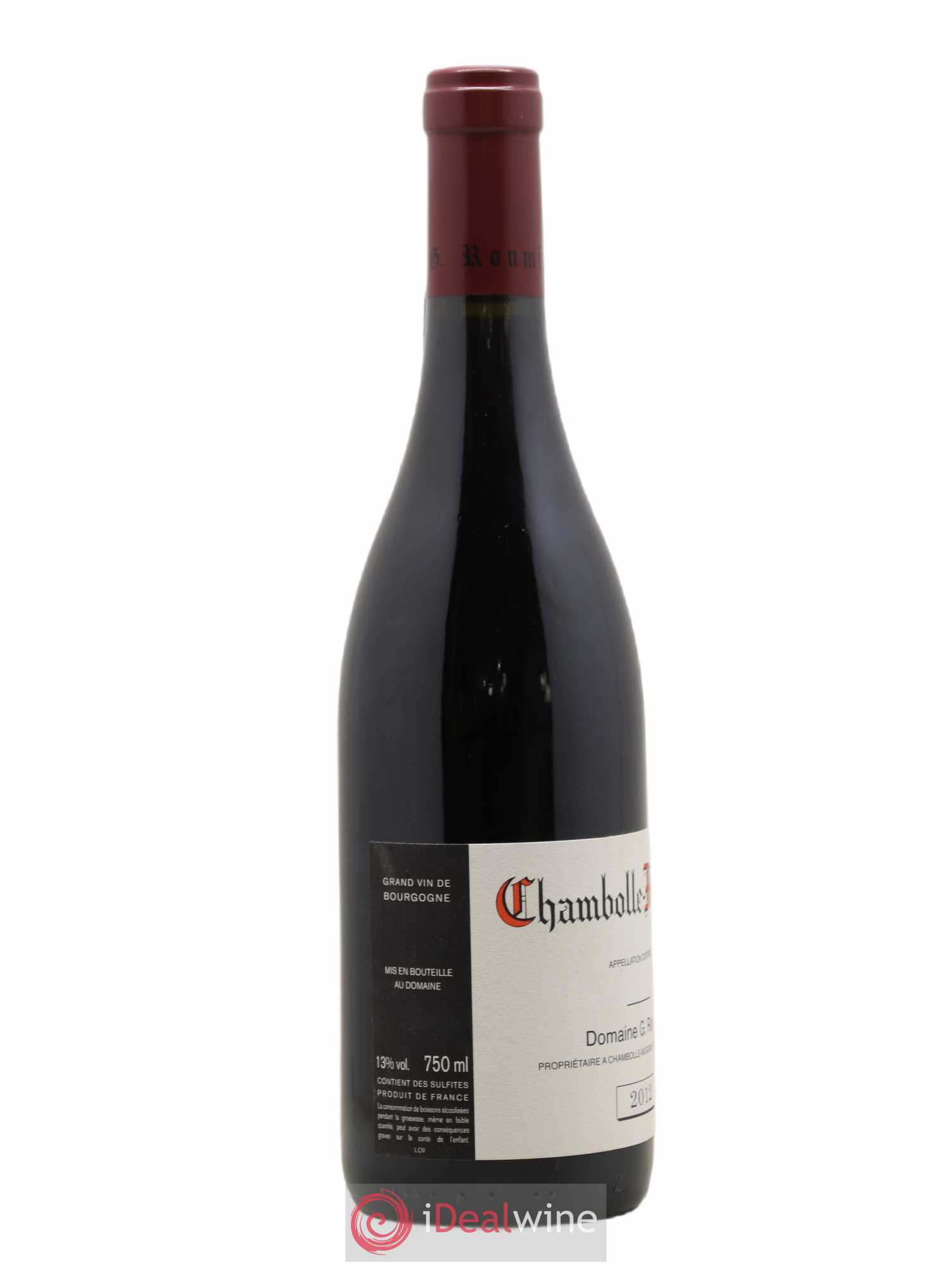 Chambolle-Musigny Georges Roumier (Domaine) 2012 - Lot de 1 bouteille - 1