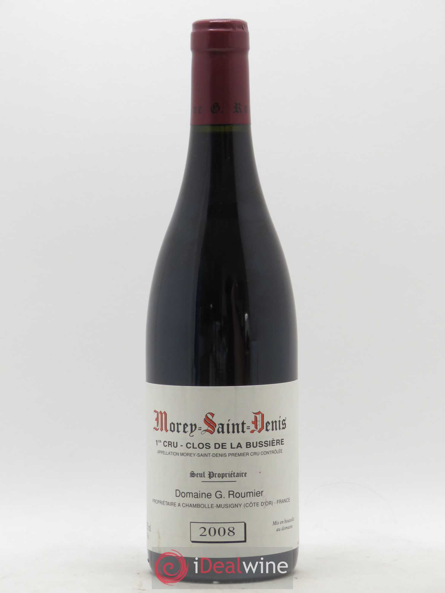 Morey-Saint-Denis 1er Cru Clos de la Bussière Georges Roumier (Domaine) 2008 - Lot de 1 bouteille - 0