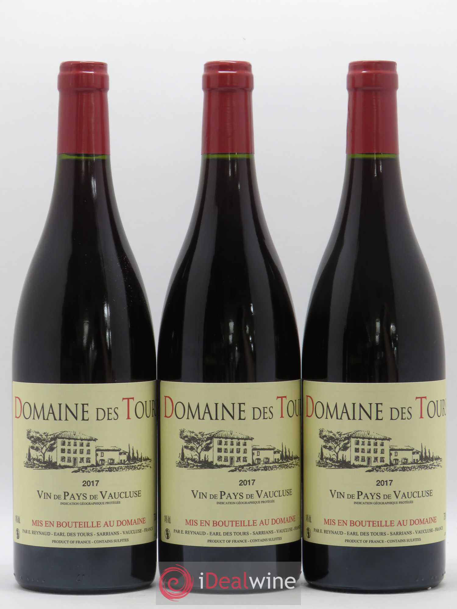Vaucluse (Vin de Pays de Vaucluse) Domaine des Tours Emmanuel Reynaud 2017 - Lot de 6 bouteilles - 2