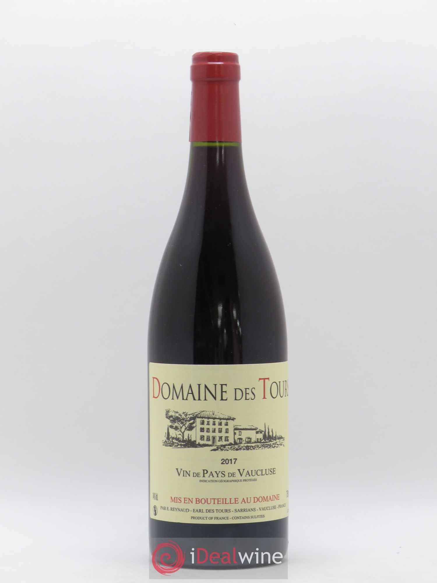 Vaucluse (Vin de Pays de Vaucluse) Domaine des Tours Emmanuel Reynaud 2017 - Lot de 1 bouteille - 0