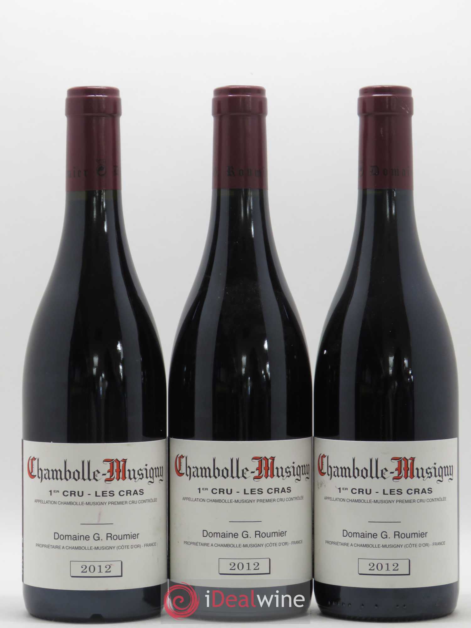 Chambolle-Musigny 1er Cru Les Cras Georges Roumier (Domaine) 2012 - Lot de 3 bouteilles - 0