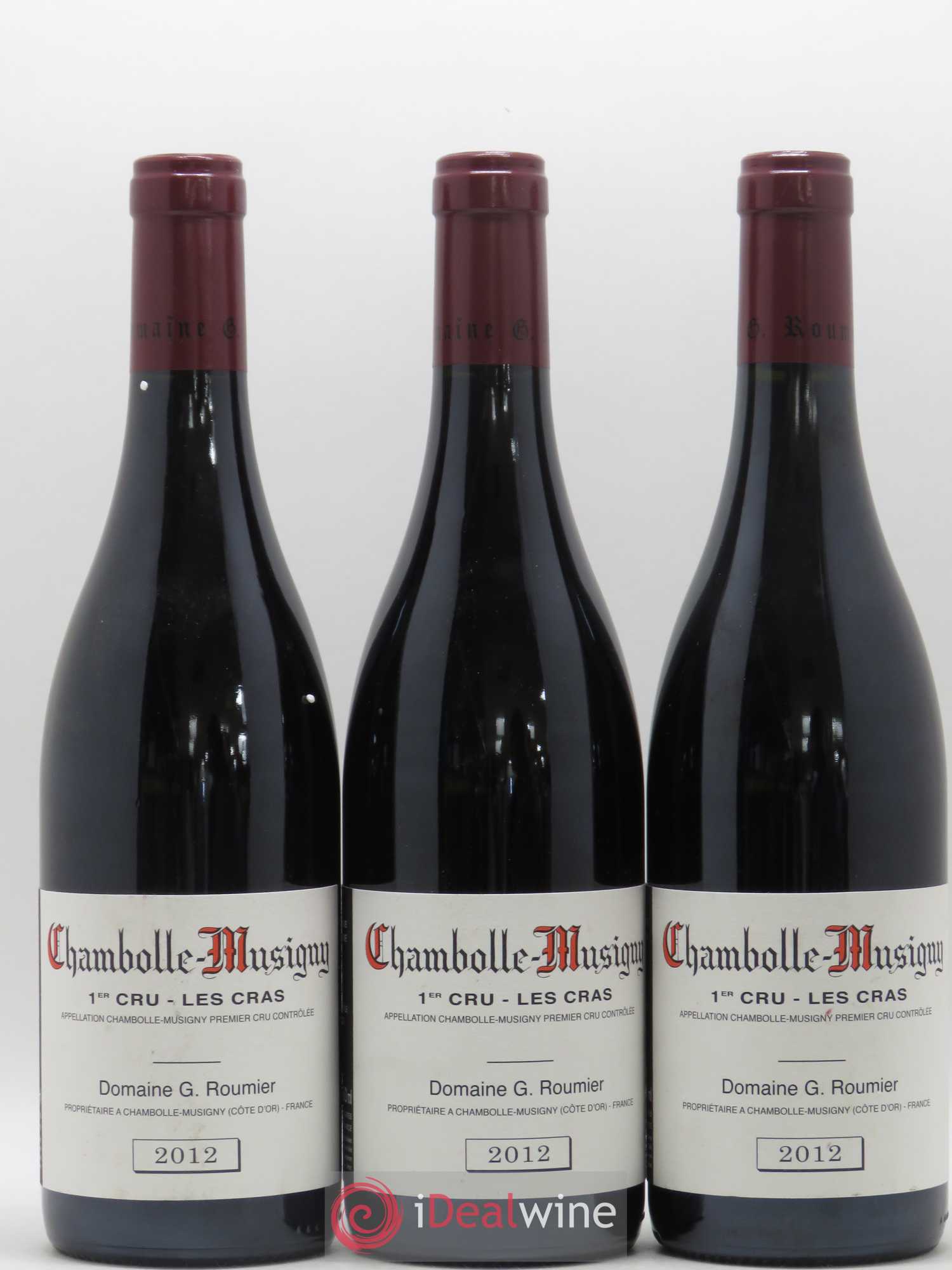 Chambolle-Musigny 1er Cru Les Cras Georges Roumier (Domaine) 2012 - Lot de 3 bouteilles - 0
