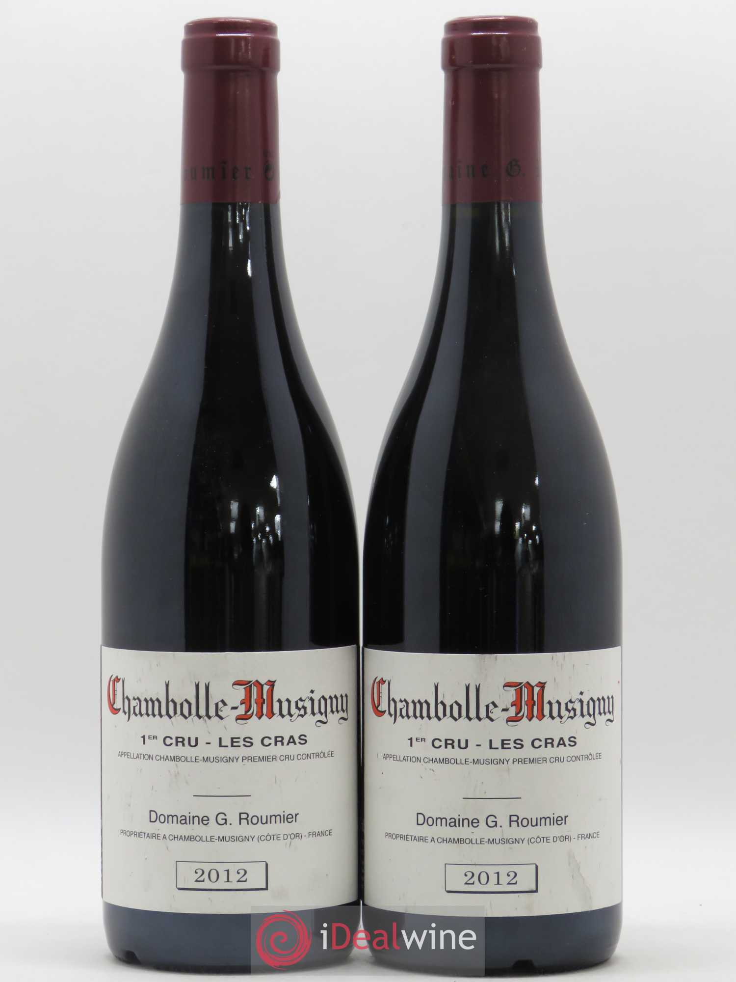 Chambolle-Musigny 1er Cru Les Cras Georges Roumier (Domaine) 2012 - Lot de 2 bouteilles - 0