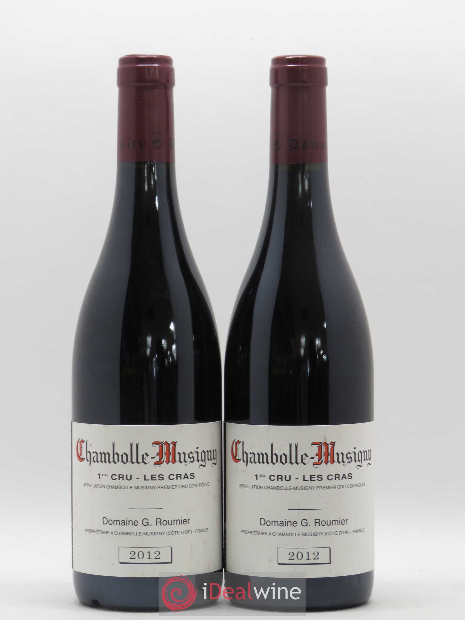 Chambolle-Musigny 1er Cru Les Cras Georges Roumier (Domaine) 2012 - Lot de 2 bouteilles - 0