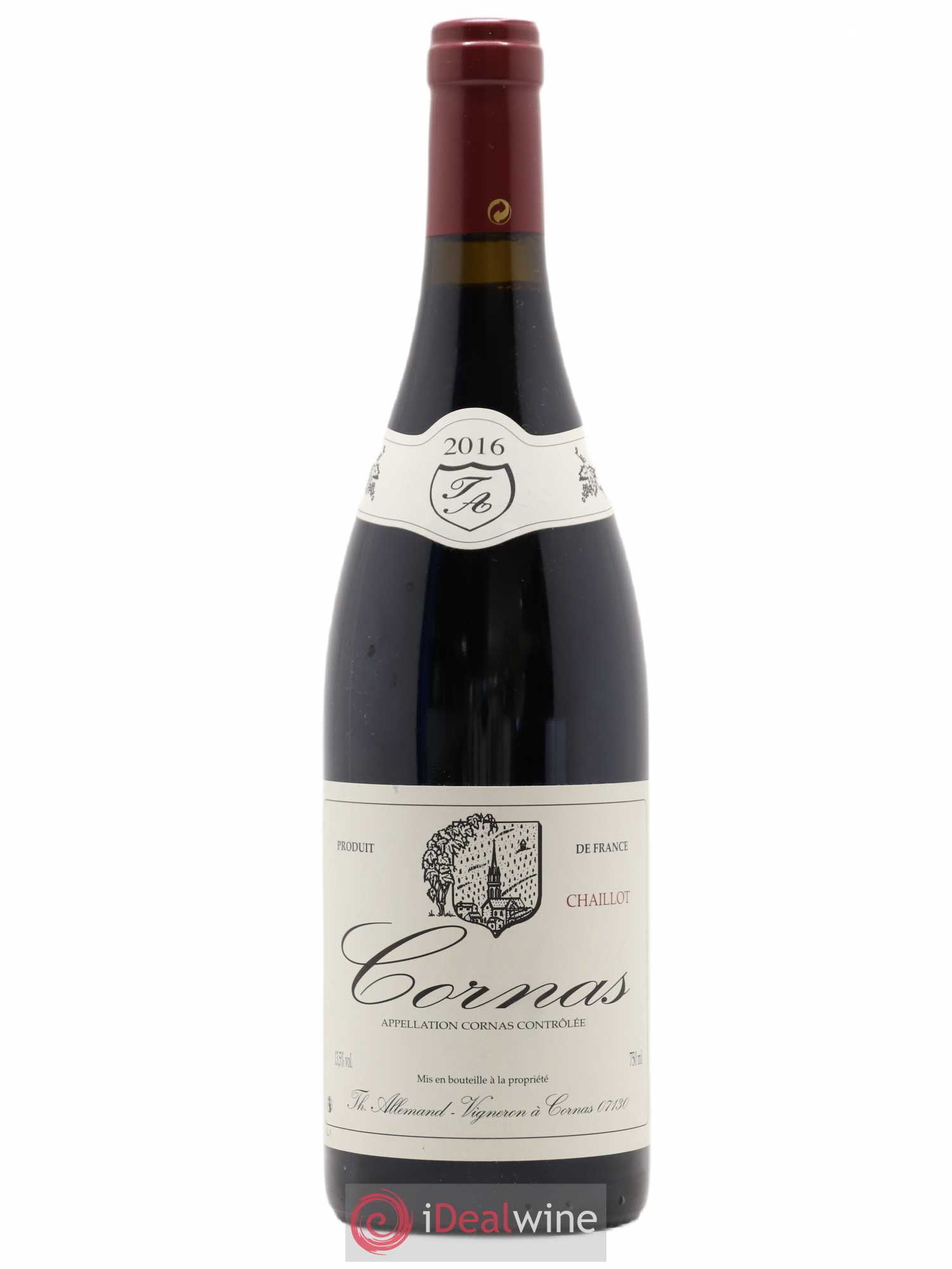 Cornas Chaillot Thierry Allemand 2016 - Lot de 1 bouteille - 0