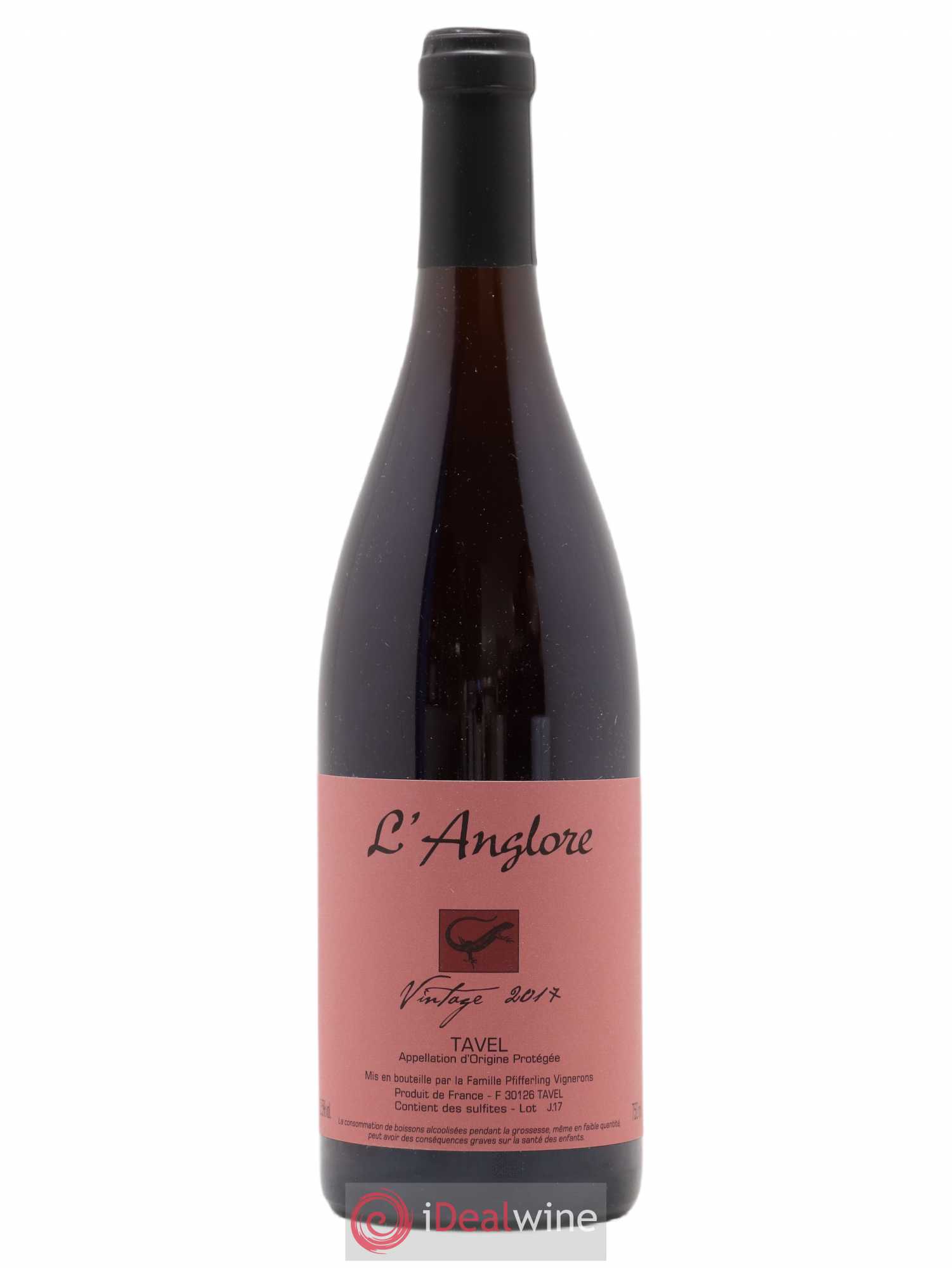 Tavel Vintage L'Anglore 2017 - Lot de 1 bouteille - 0