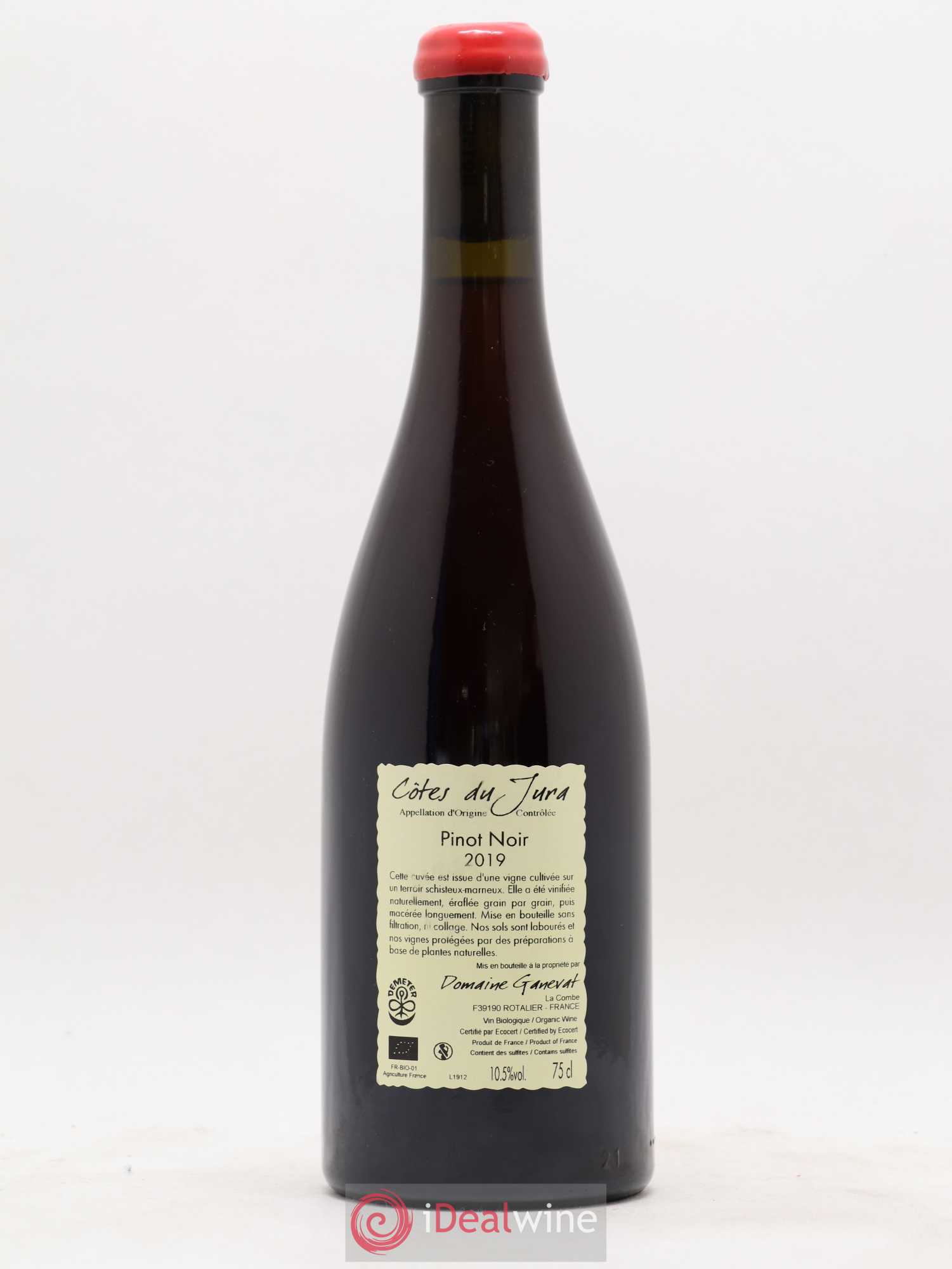 Côtes du Jura Julien En Billat Jean-François Ganevat (Domaine) 2019 - Lot de 1 bouteille - 1