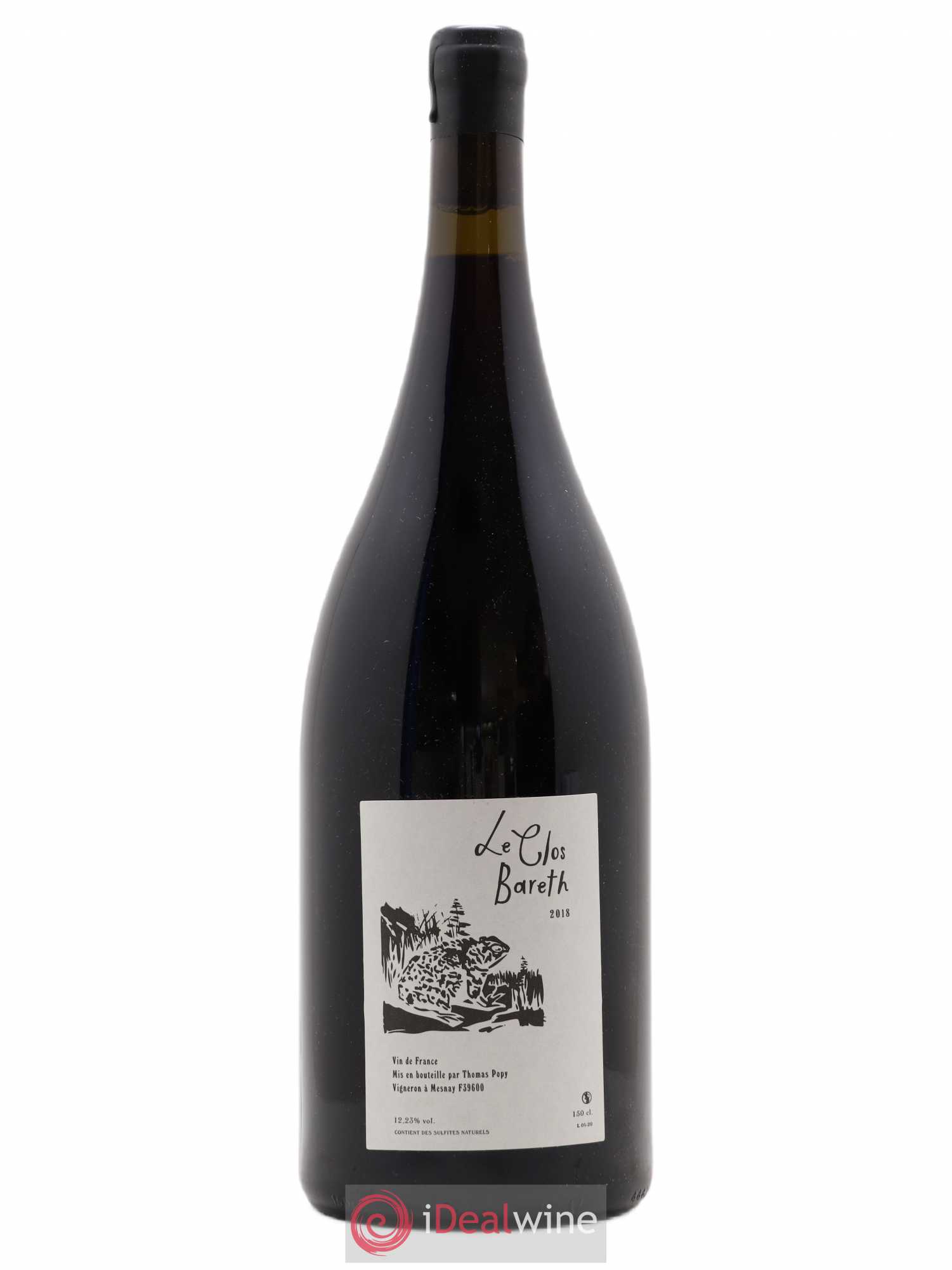 Vin de France Clos Bareth Thomas Popy 2018 - Lot de 1 magnum - 0
