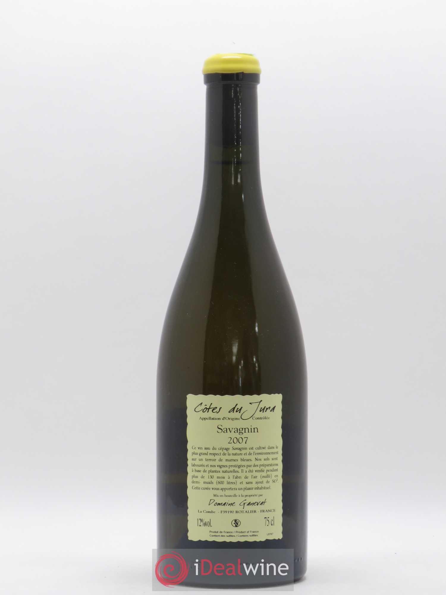 Côtes du Jura Les Vignes de mon Père Jean-François Ganevat (Domaine) 2007 - Lot de 1 bouteille - 1
