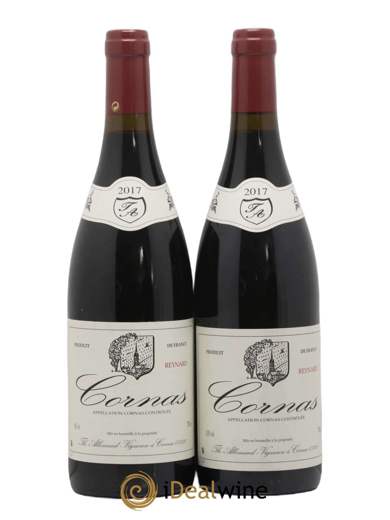 Cornas Reynard Thierry Allemand 2017 - Lot de 2 bouteilles - 0