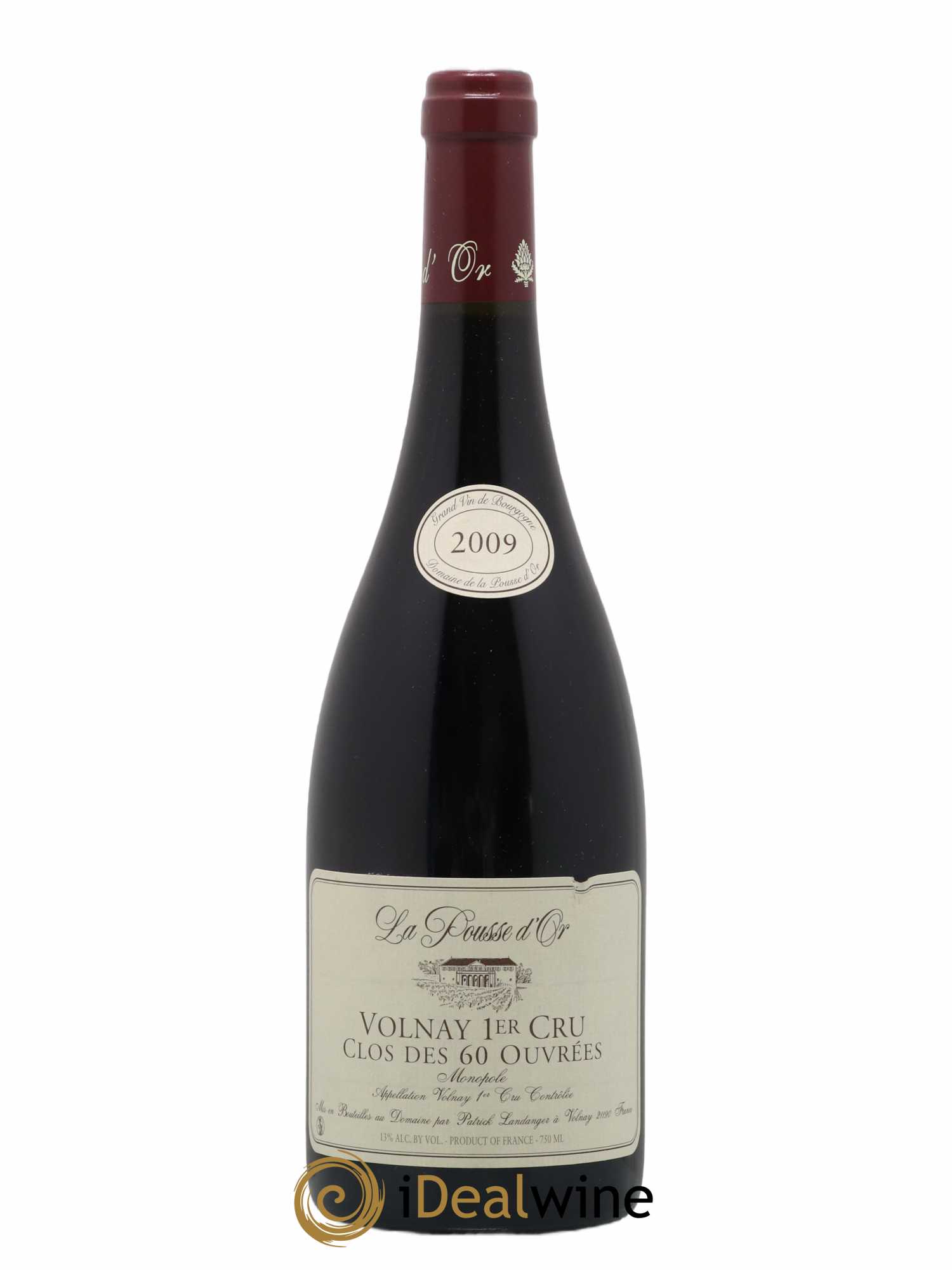 Volnay 1er Cru Clos des 60 ouvrées La Pousse d'Or (Domaine de) 2009 - Lot de 1 bouteille - 0