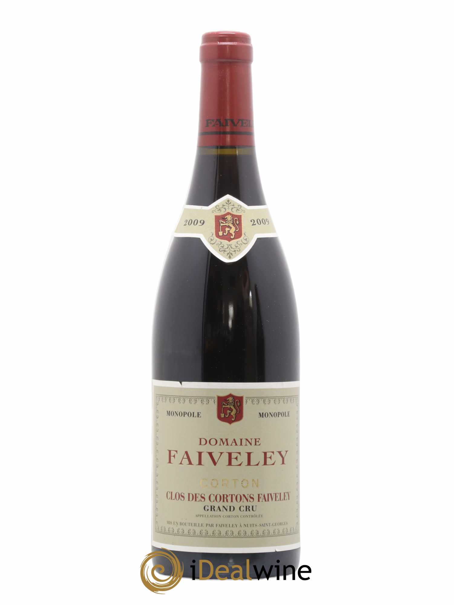 Corton Grand Cru Clos des Cortons Faiveley 2009 - Lot de 1 bouteille - 0