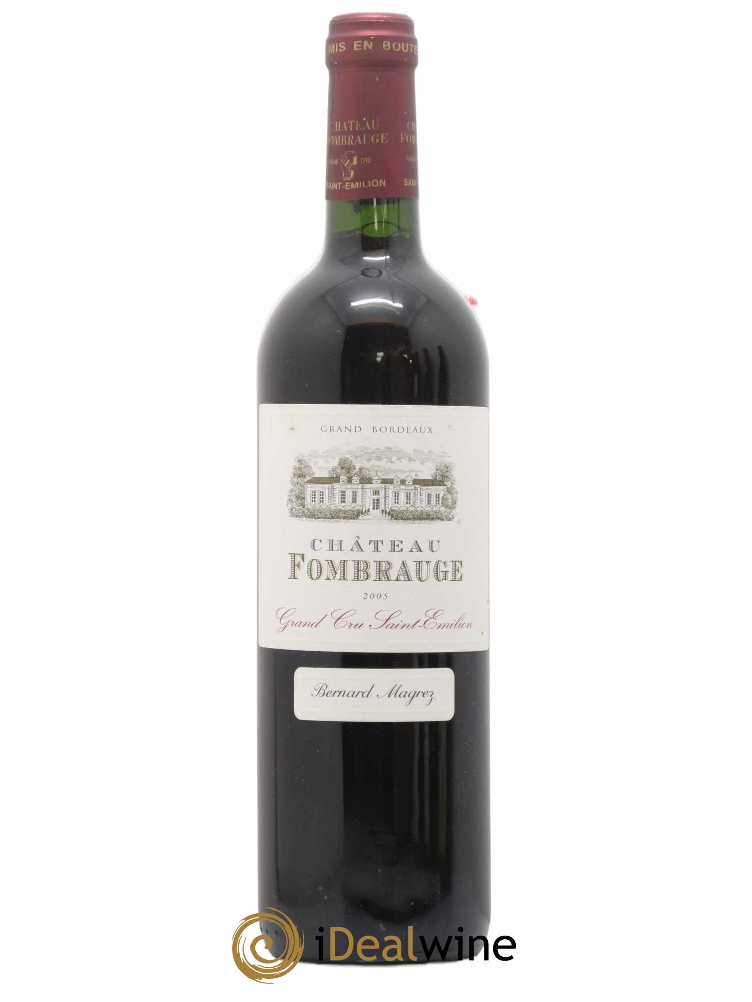 Château Fombrauge Grand Cru Classé 2005 - Lot de 1 bouteille - 0