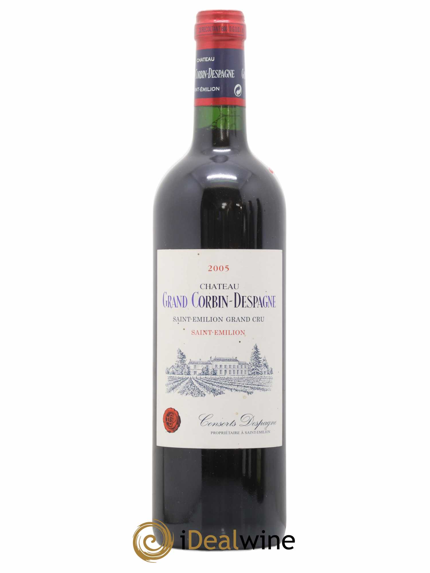 Château Grand Corbin Despagne Grand Cru Classé 2005 - Lot de 1 bouteille - 0