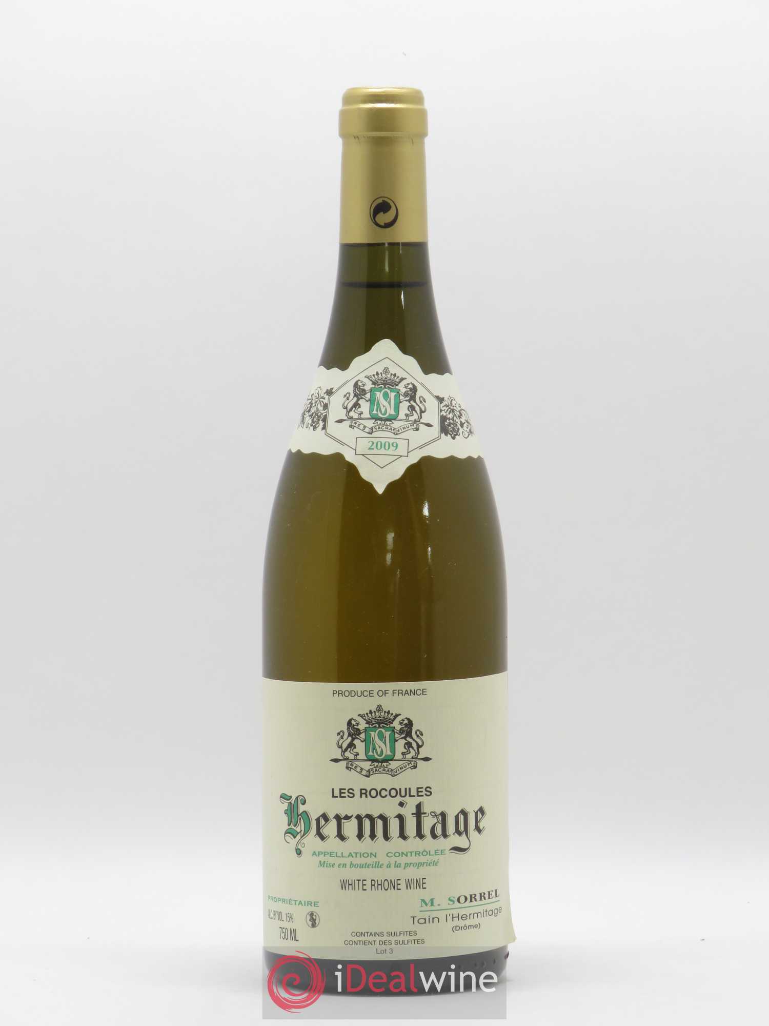 Hermitage Les Rocoules Marc Sorrel 2009 - Lot de 1 bouteille - 0