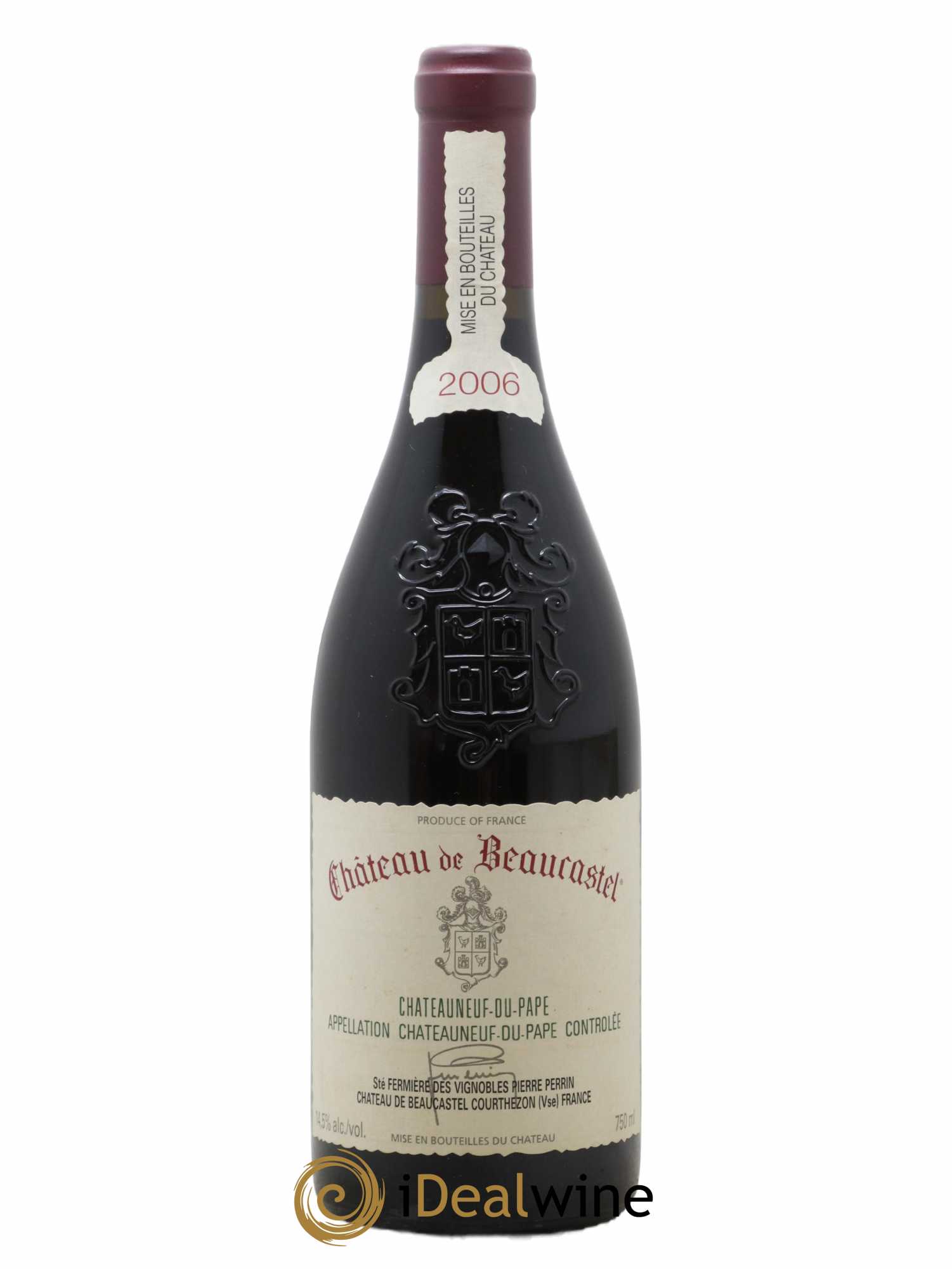 Châteauneuf-du-Pape Château de Beaucastel Famille Perrin 2006 - Lot de 1 bouteille - 0
