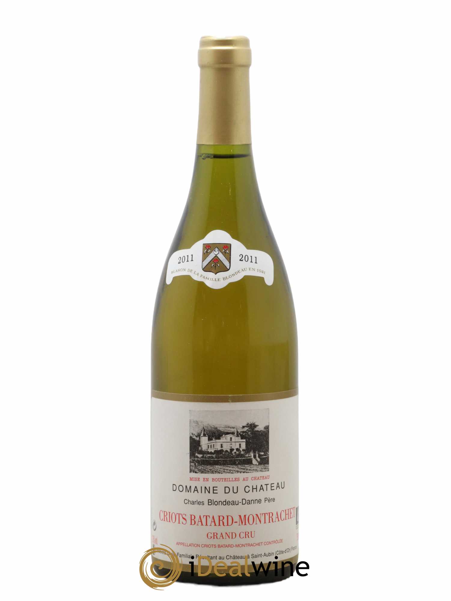Criots-Bâtard-Montrachet Grand Cru Blondeau Danne Domaine du Château Blanc 2011 - Lot de 1 bouteille - 0