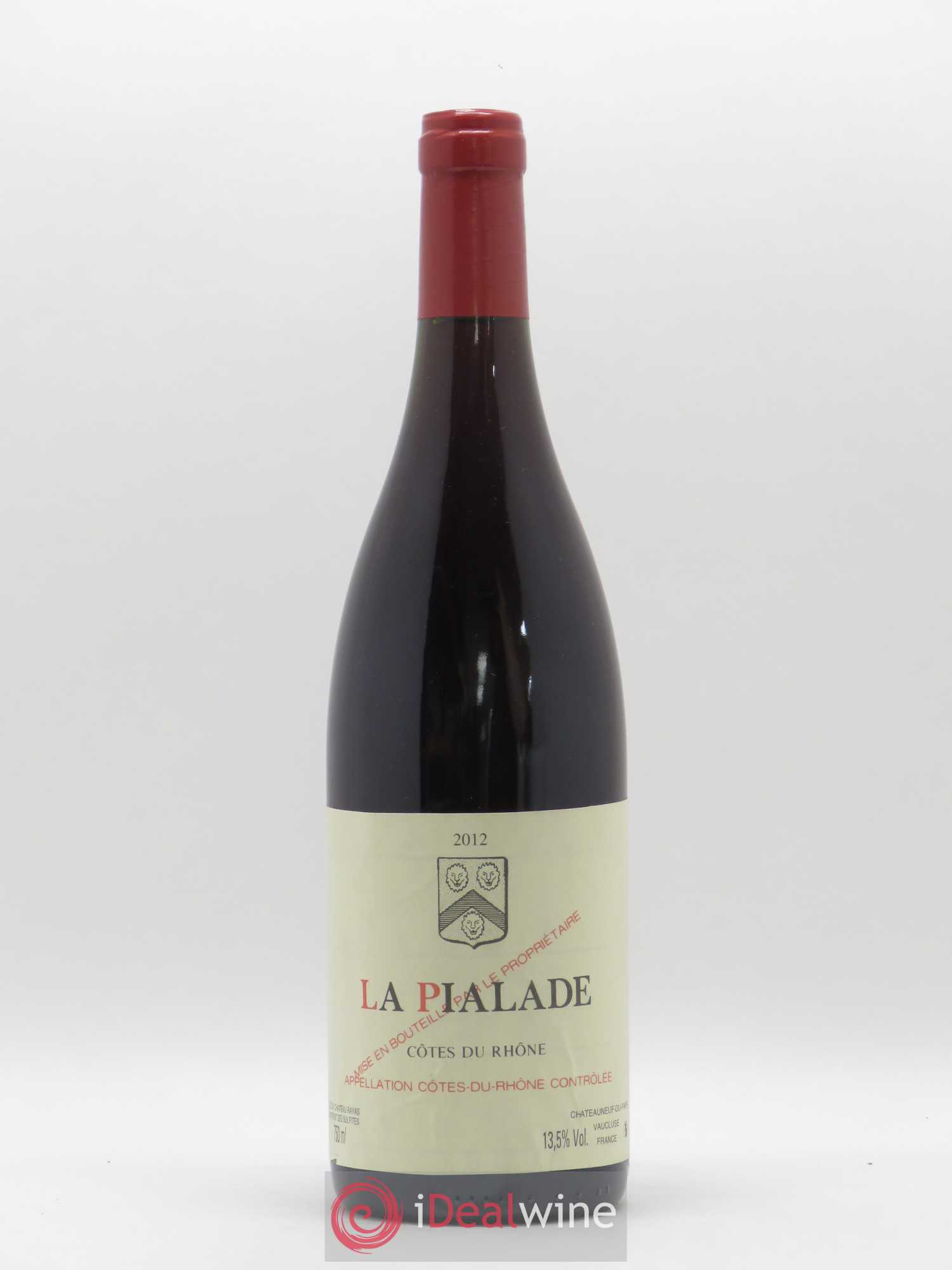 Côtes-du-Rhône La Pialade Emmanuel Reynaud 2012 - Lot de 1 bouteille - 0