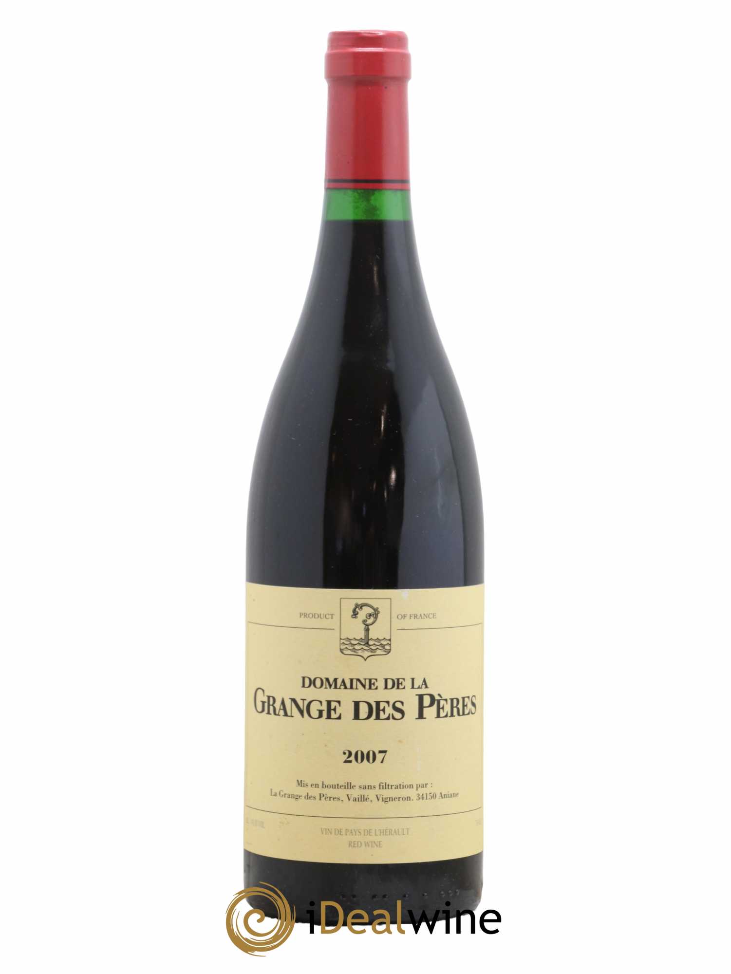 Pays d'Hérault Grange des Pères Laurent Vaillé 2007 - Lot de 1 bouteille - 0