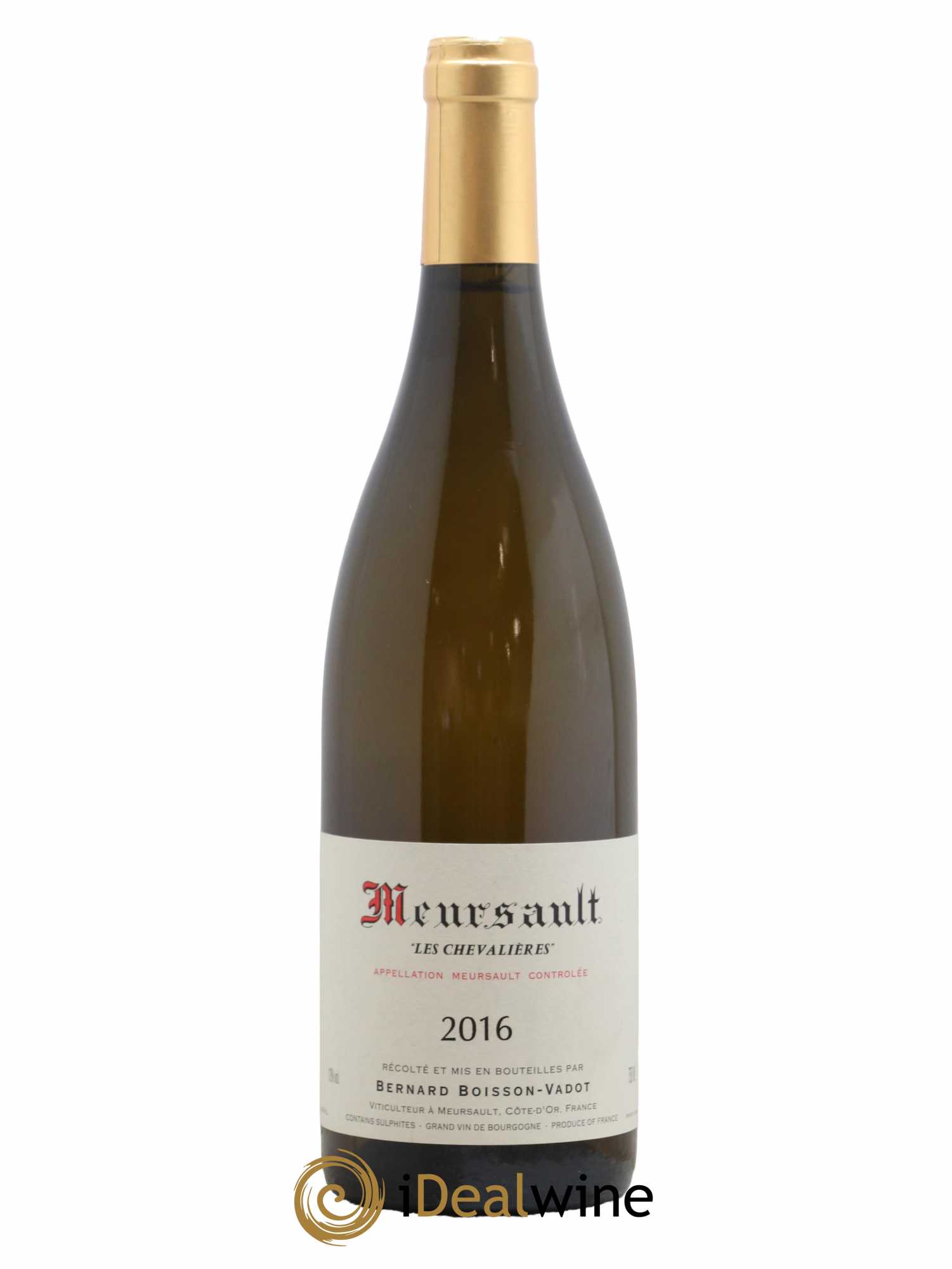 Meursault Les Chevalières Boisson-Vadot (Domaine) 2016 - Lot de 1 bouteille - 0