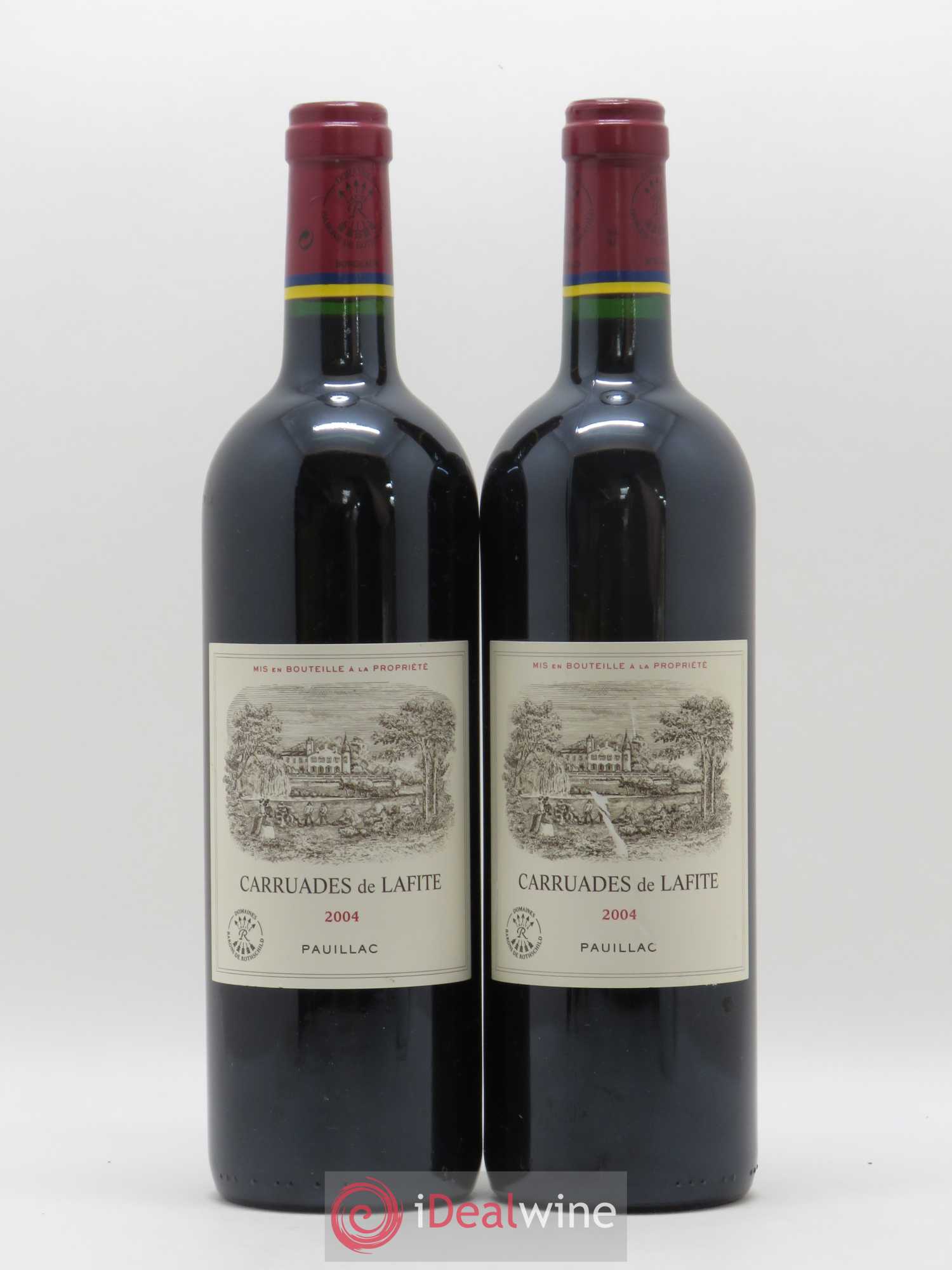 Carruades de Lafite Rothschild Second Vin 2004 - Lot de 2 bouteilles - 0