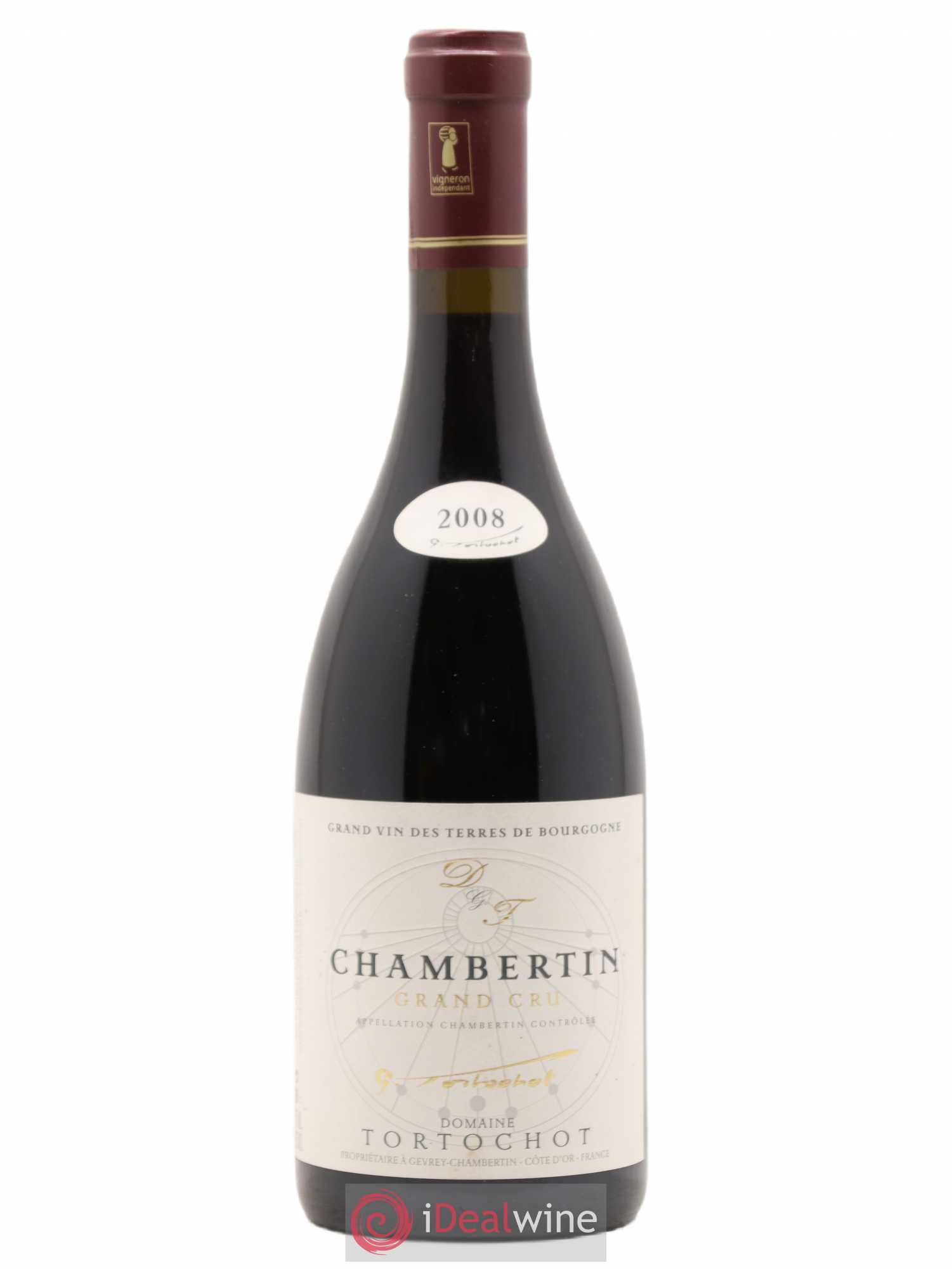 Chambertin Grand Cru Tortochot (Domaine) 2008 - Lot de 1 bouteille - 0