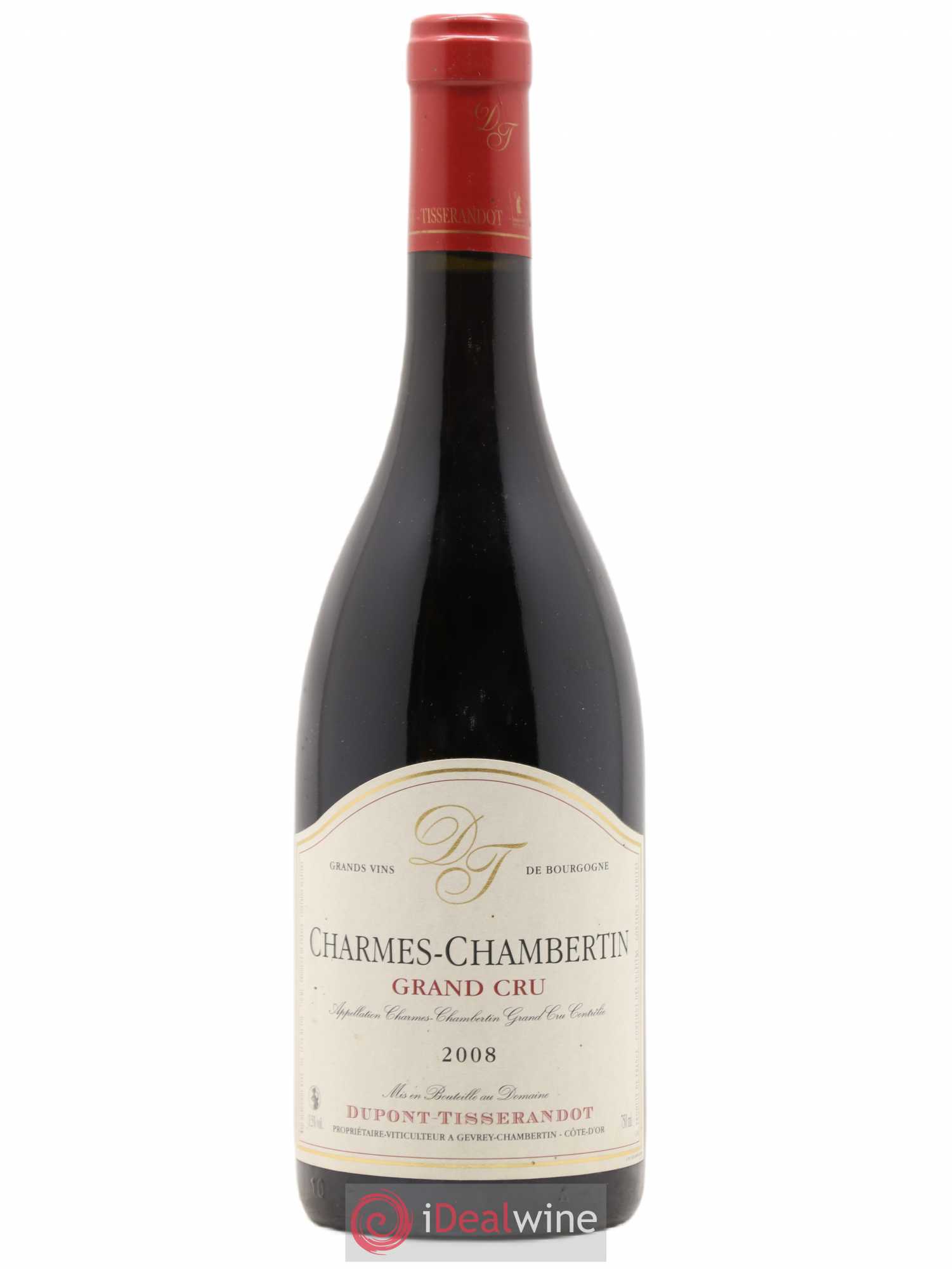 Charmes-Chambertin Grand Cru Dupont-Tisserandot (Domaine) 2008 - Lot de 1 bouteille - 0
