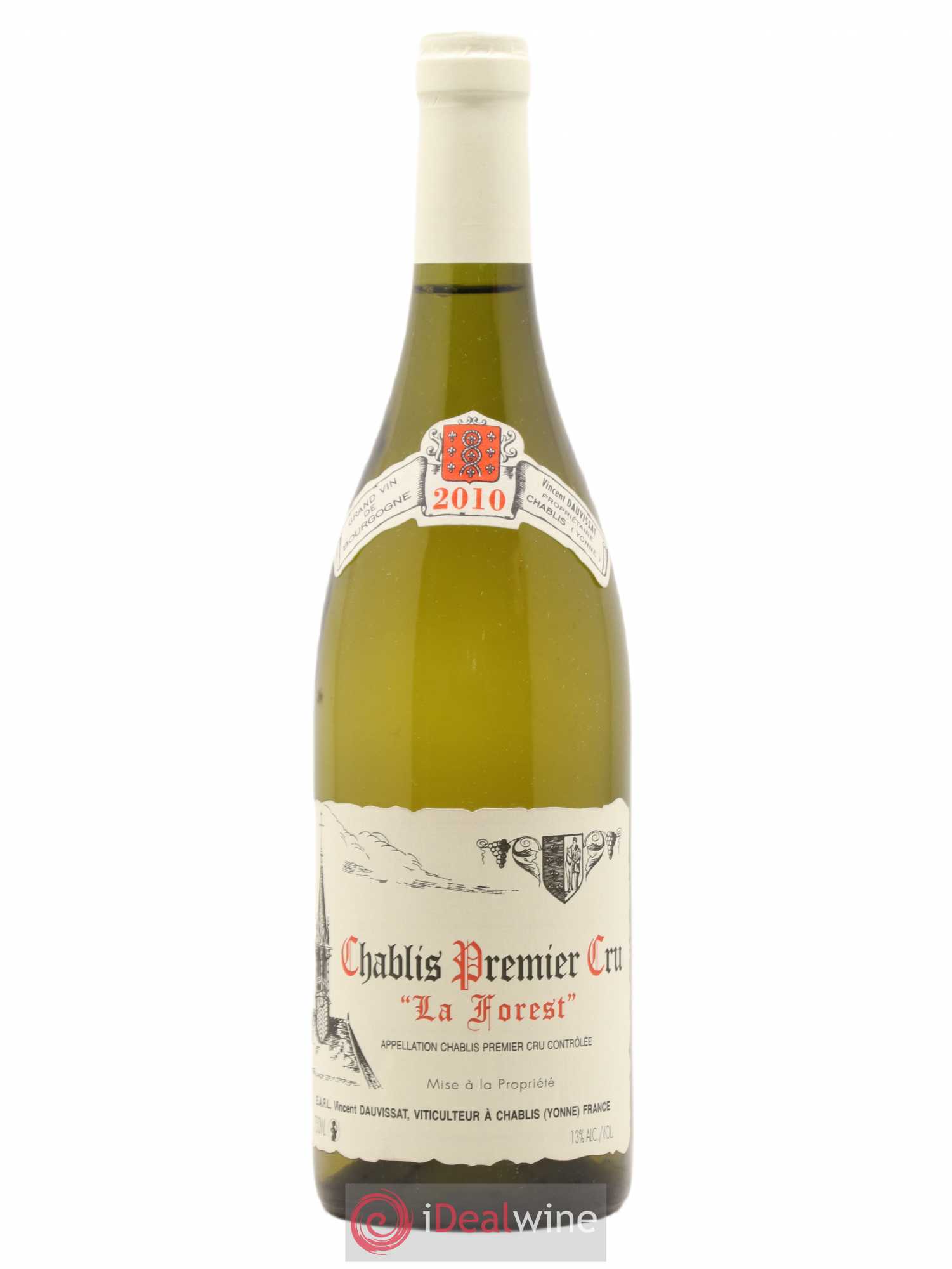 Chablis 1er Cru La Forest Vincent Dauvissat (Domaine) 2010 - Lot de 1 bouteille - 0
