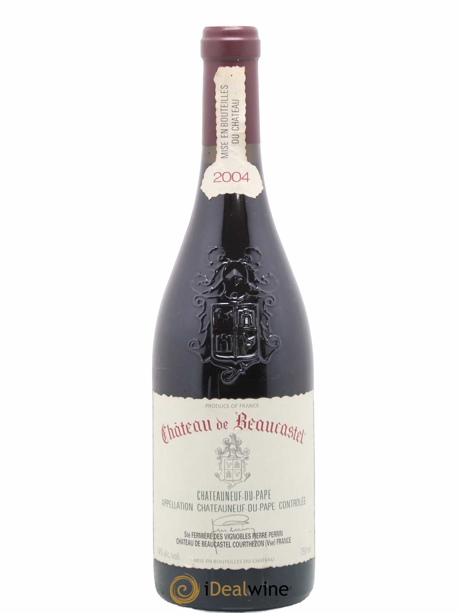 Châteauneuf-du-Pape Château de Beaucastel Famille Perrin 2004 - Lot de 1 bouteille - 0