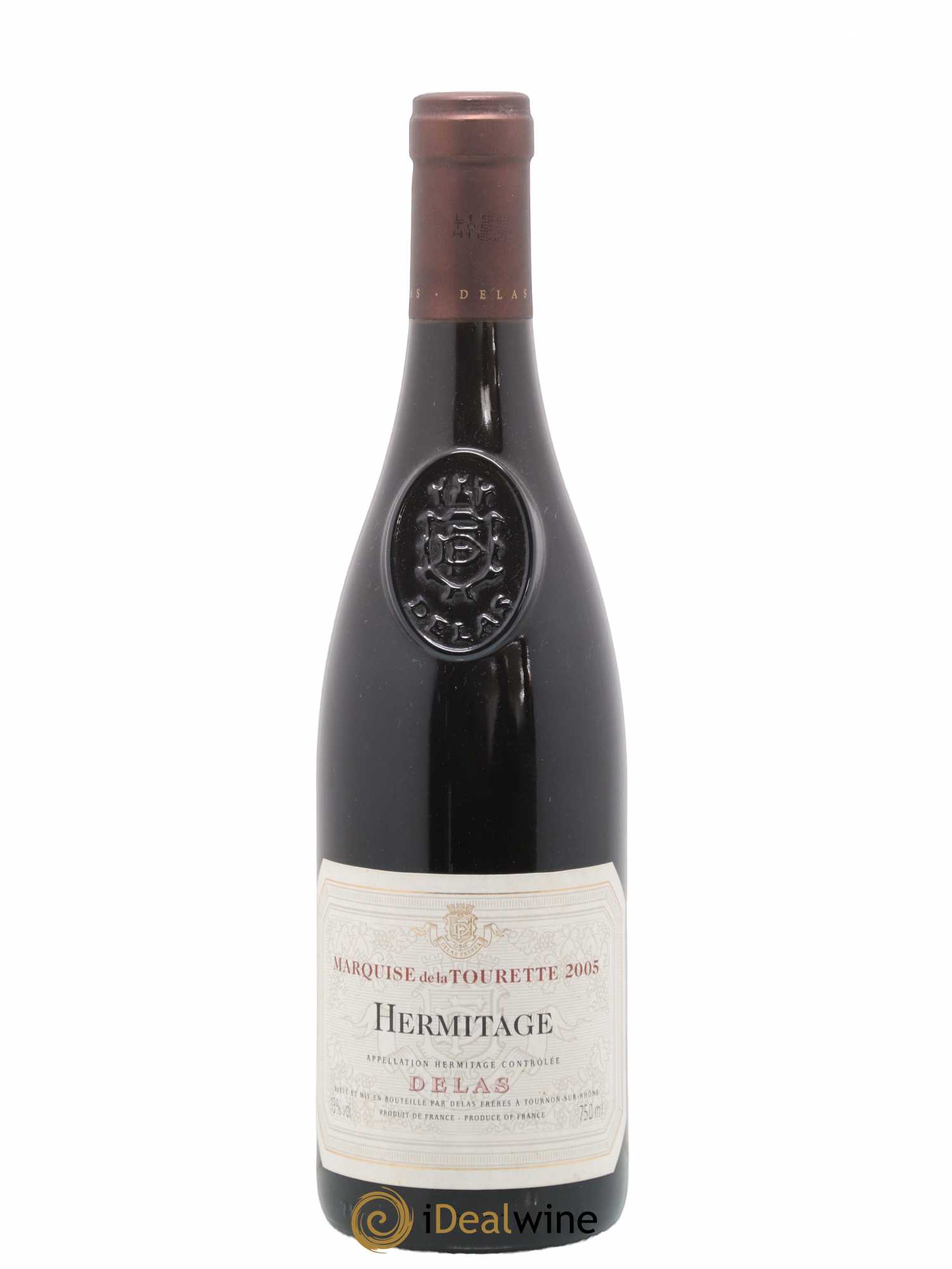 Hermitage Domaine des Tourettes Delas Frères 2005 - Lot de 1 bouteille - 0