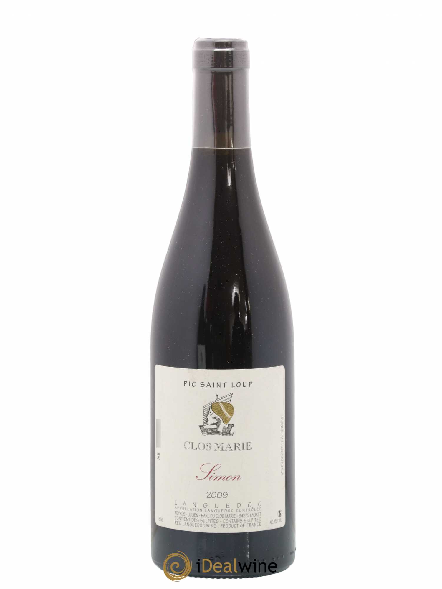 Pic Saint-Loup Clos Marie Cuvée Simon Christophe Peyrus et Françoise Julien 2009 - Lot de 1 bouteille - 0