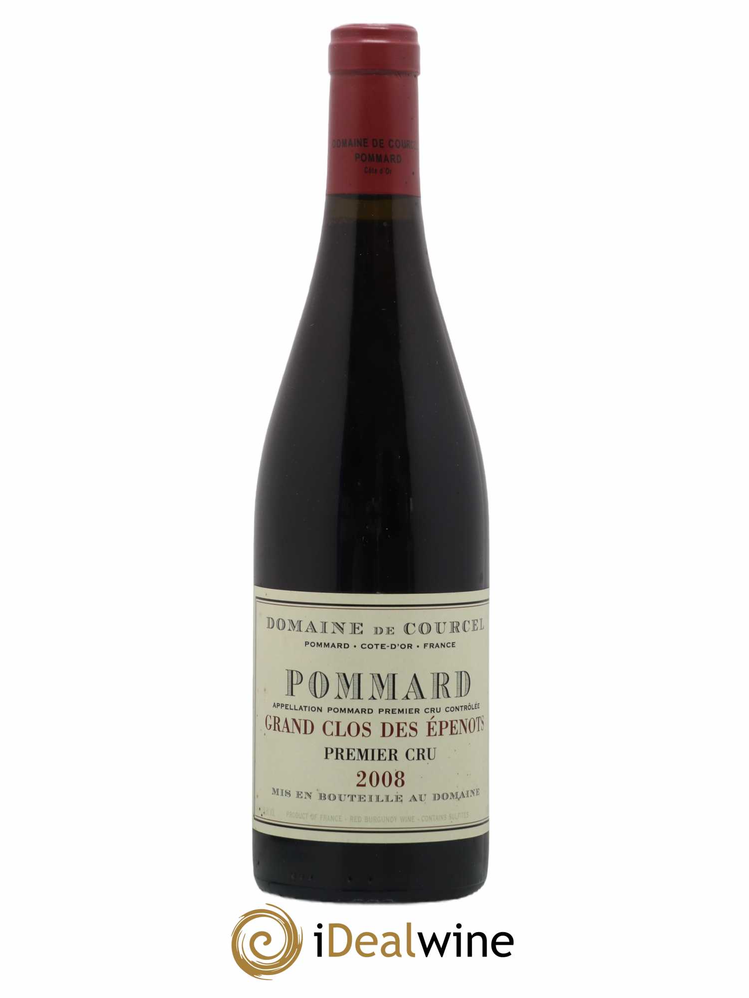 Pommard 1er Cru Grand Clos des Epenots de Courcel (Domaine) 2008 - Lot de 1 bouteille - 0