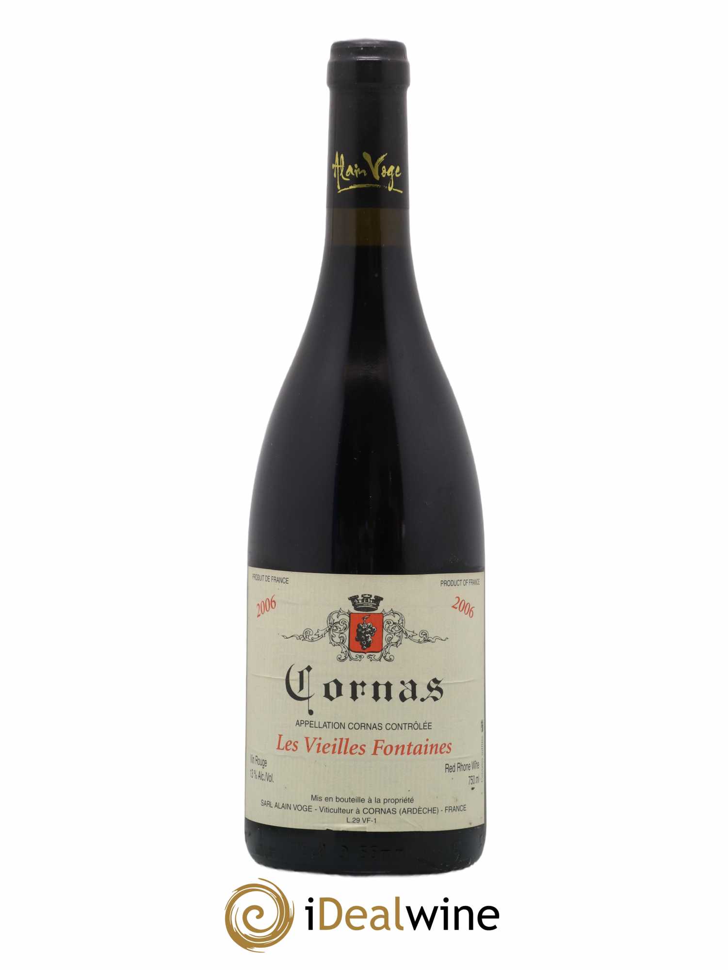 Cornas Les Vieilles Fontaines Alain Voge (Domaine) 2006 - Lot de 1 bouteille - 0