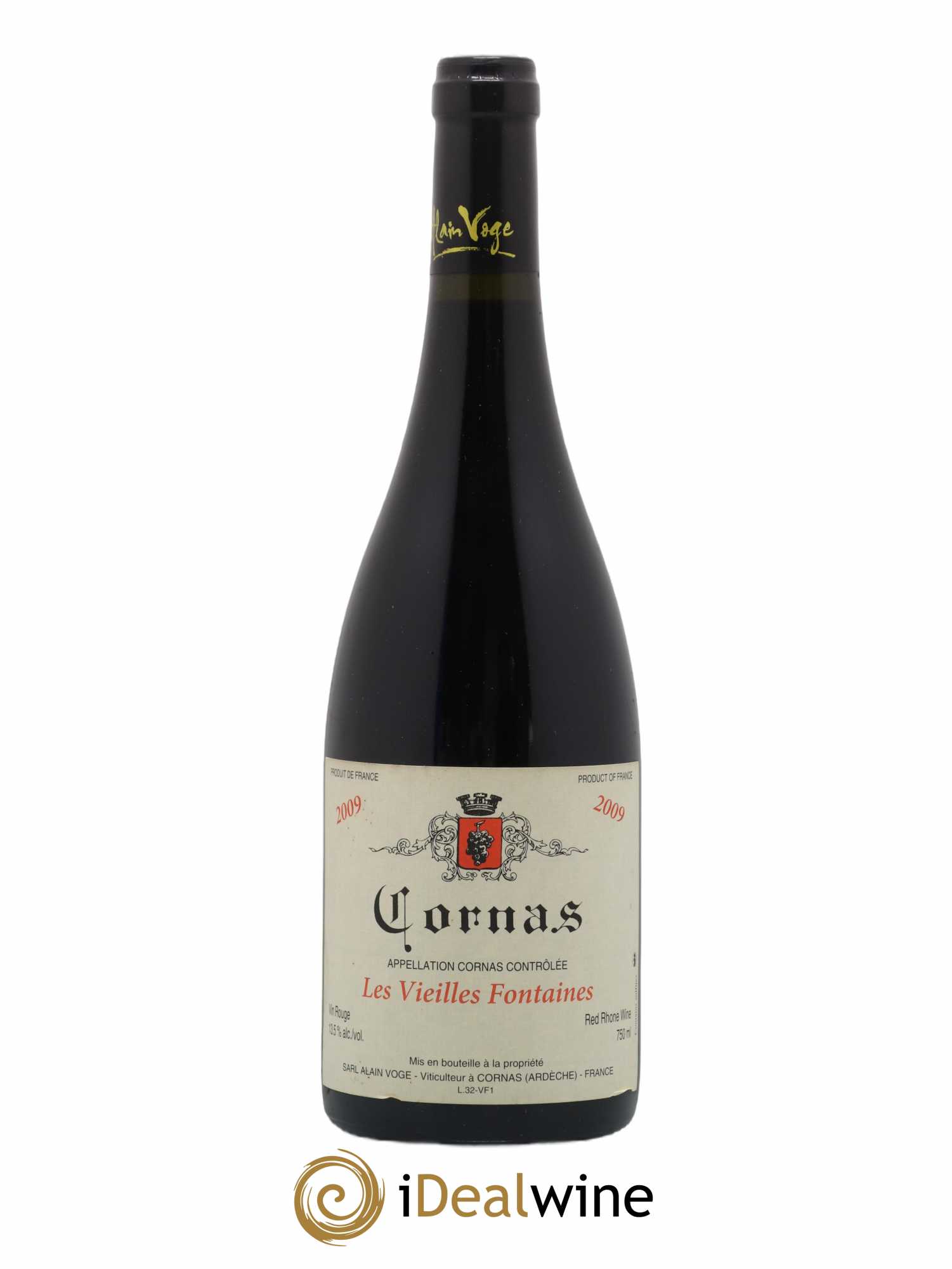 Cornas Les Vieilles Fontaines Alain Voge (Domaine) 2009 - Lot de 1 bouteille - 0