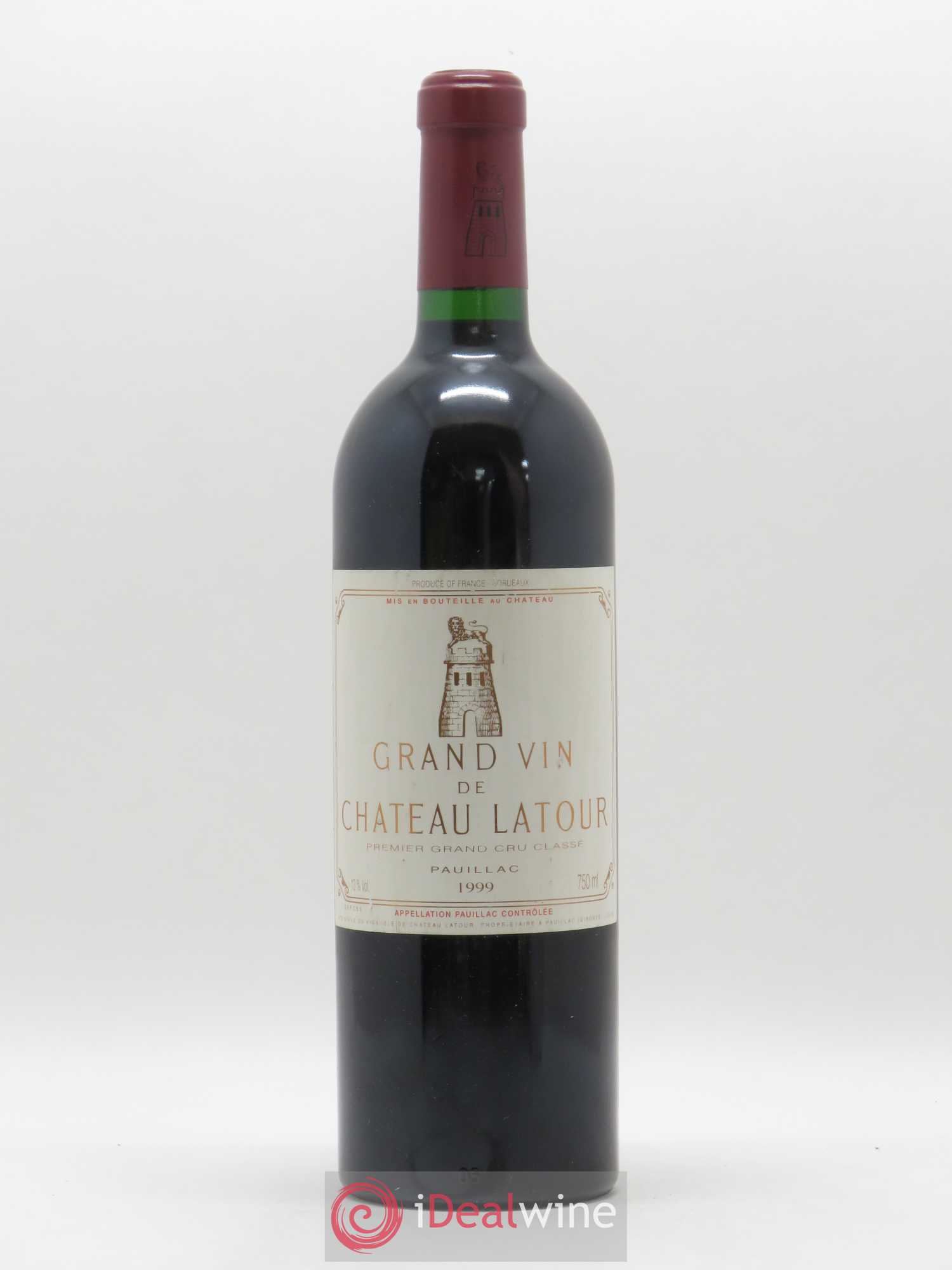 Château Latour 1er Grand Cru Classé 1999 - Lot de 1 bouteille - 0