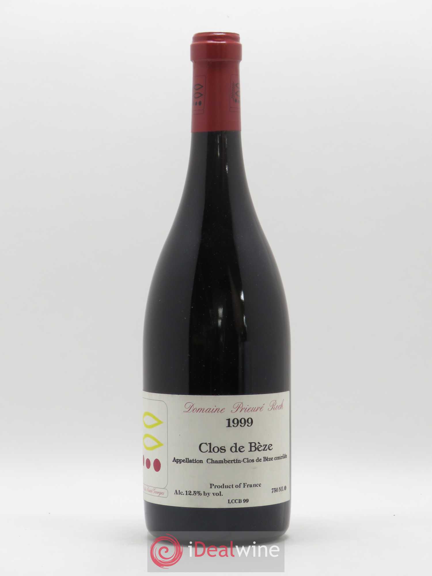 Chambertin Clos de Bèze Grand Cru Prieuré Roch 1999 - Lot de 1 bouteille - 0
