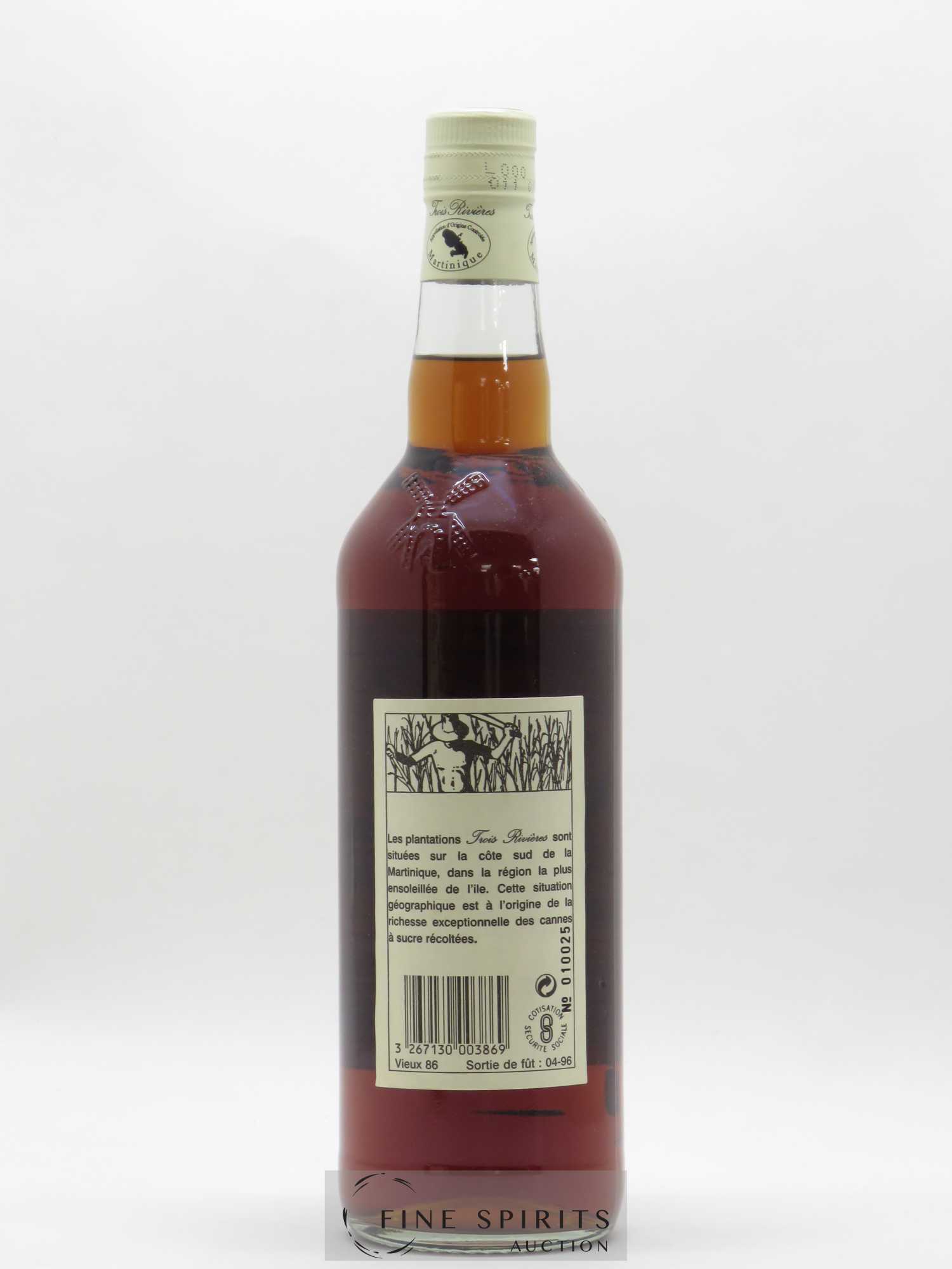 Trois Rivières 1986 Of. bottled 1996 - Posten von 1 Flasche - 2
