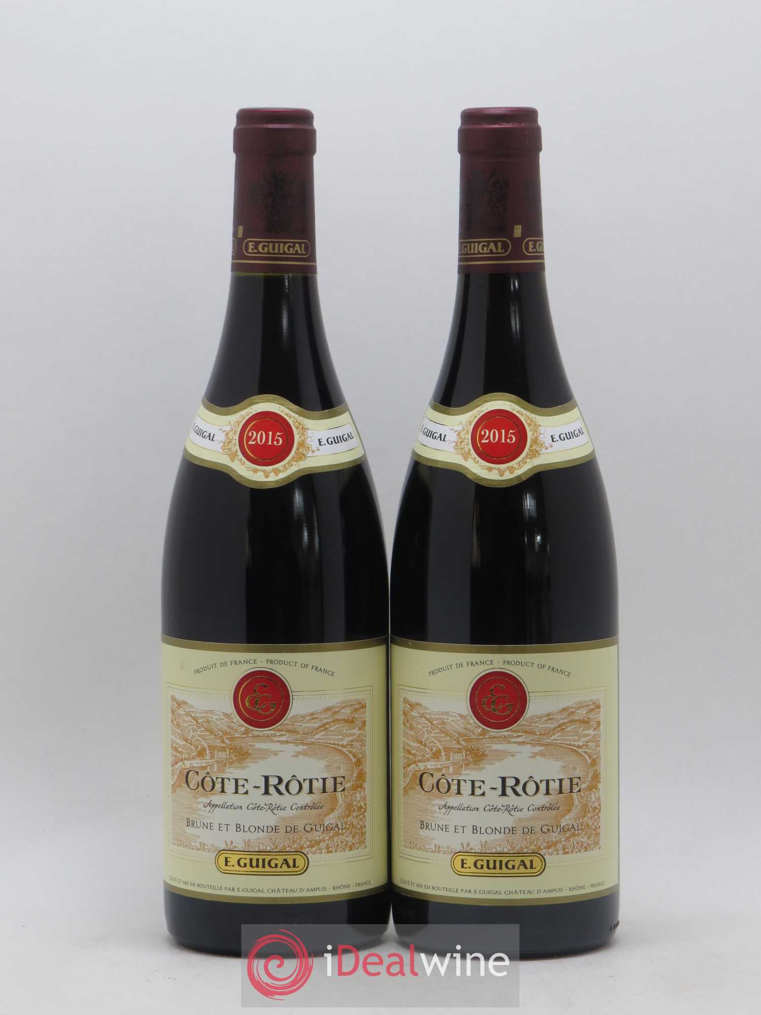 Côte-Rôtie Côtes Brune et Blonde Guigal 2015 - Lot de 2 bouteilles - 0