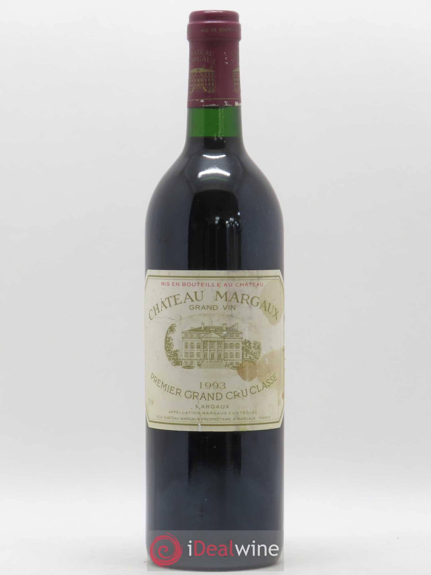 Château Margaux 1er Grand Cru Classé 1993 - Lot de 1 bouteille - 0