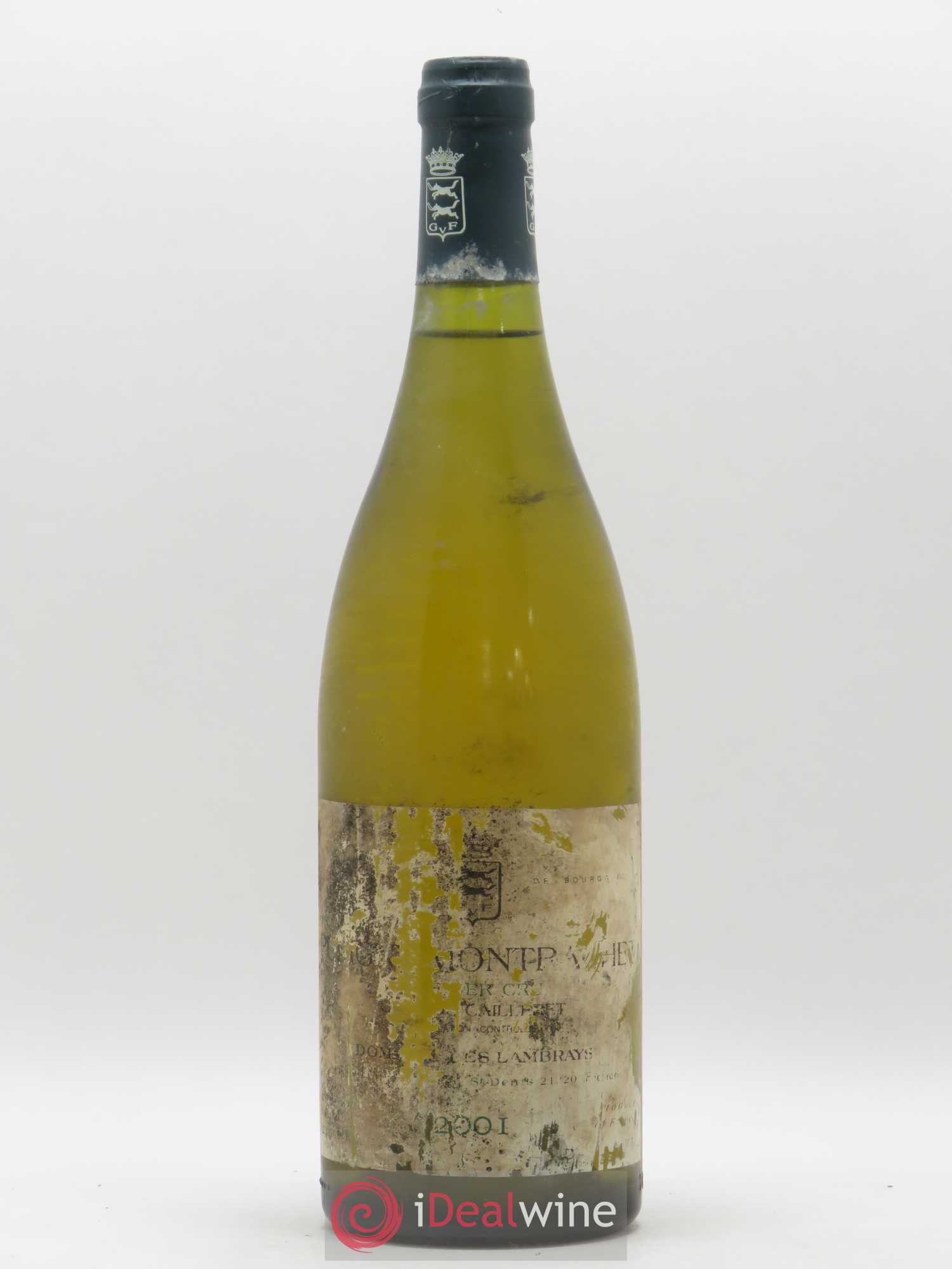 Puligny-Montrachet 1er Cru Clos du Cailleret Domaine des Lambrays 2001 - Lot de 1 bouteille - 0