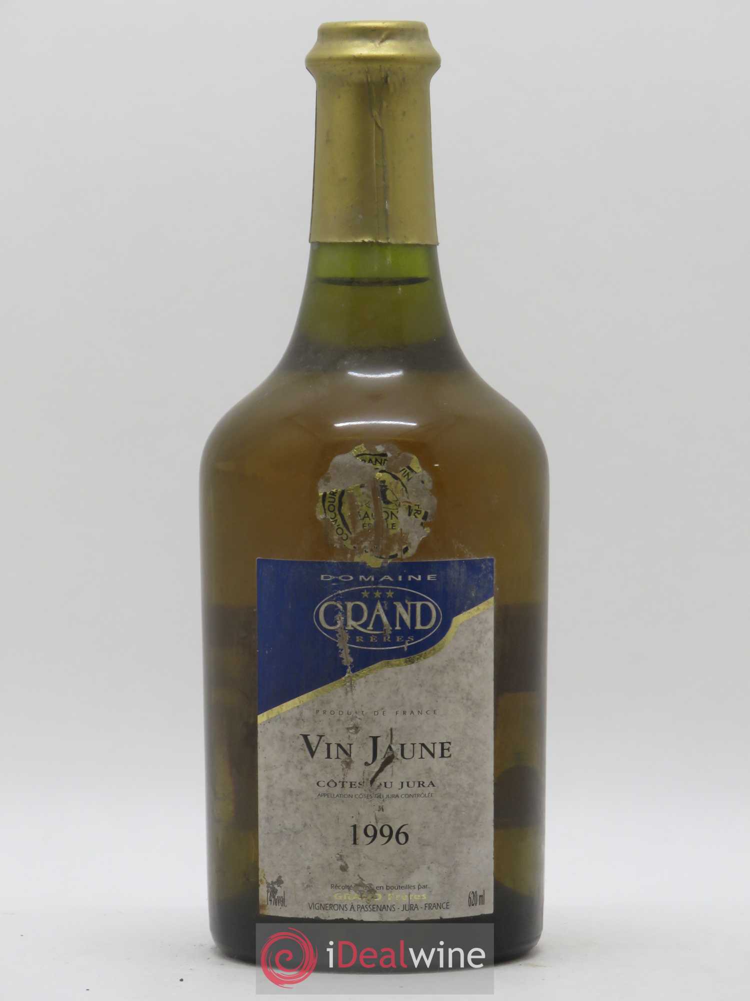Côtes du Jura Vin Jaune Domaine Grand Frères 1996 - Lot de 1 bouteille - 0