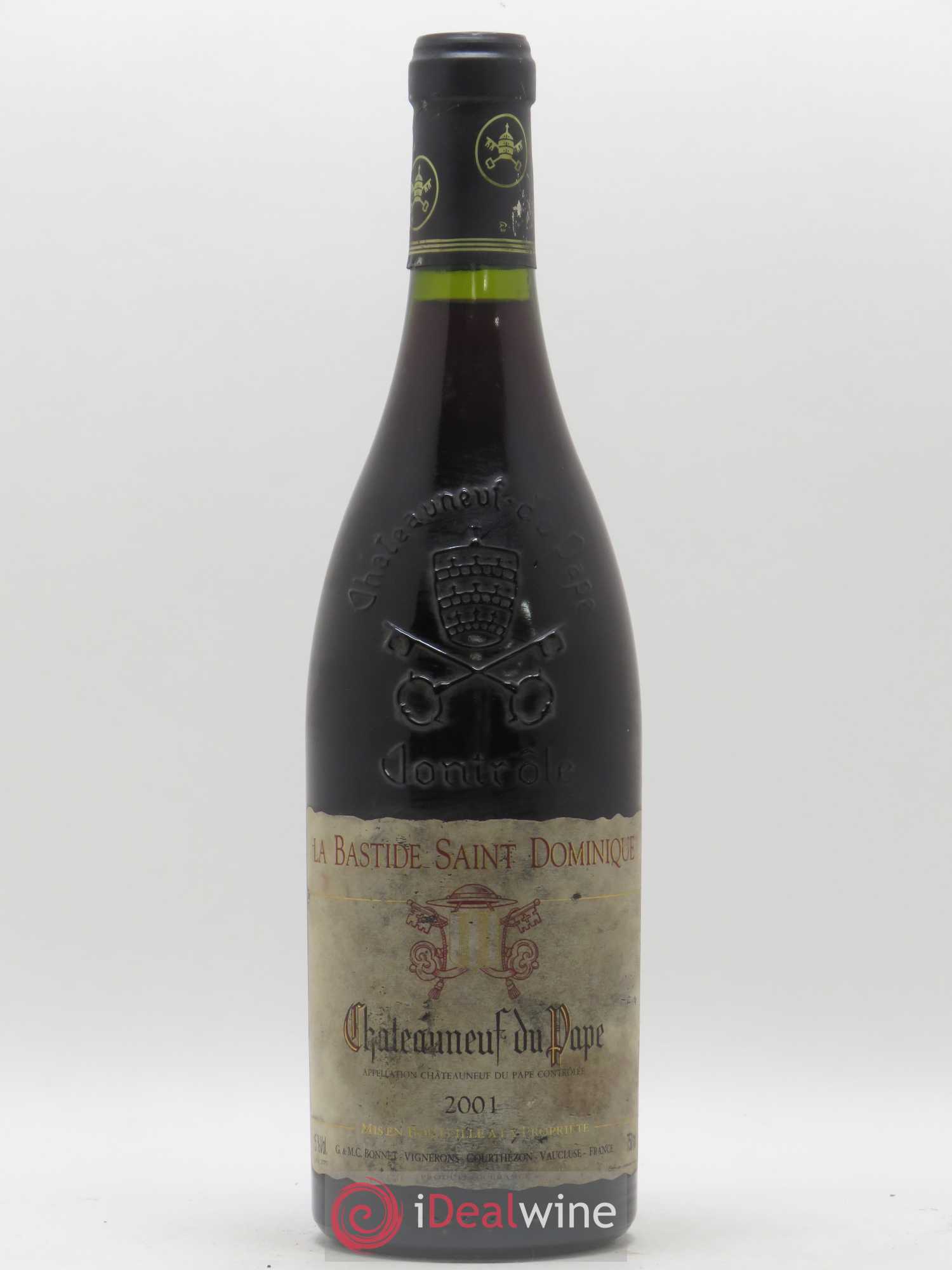 Châteauneuf-du-Pape La Bastide Saint Dominique 2001 - Posten von 1 Flasche - 0