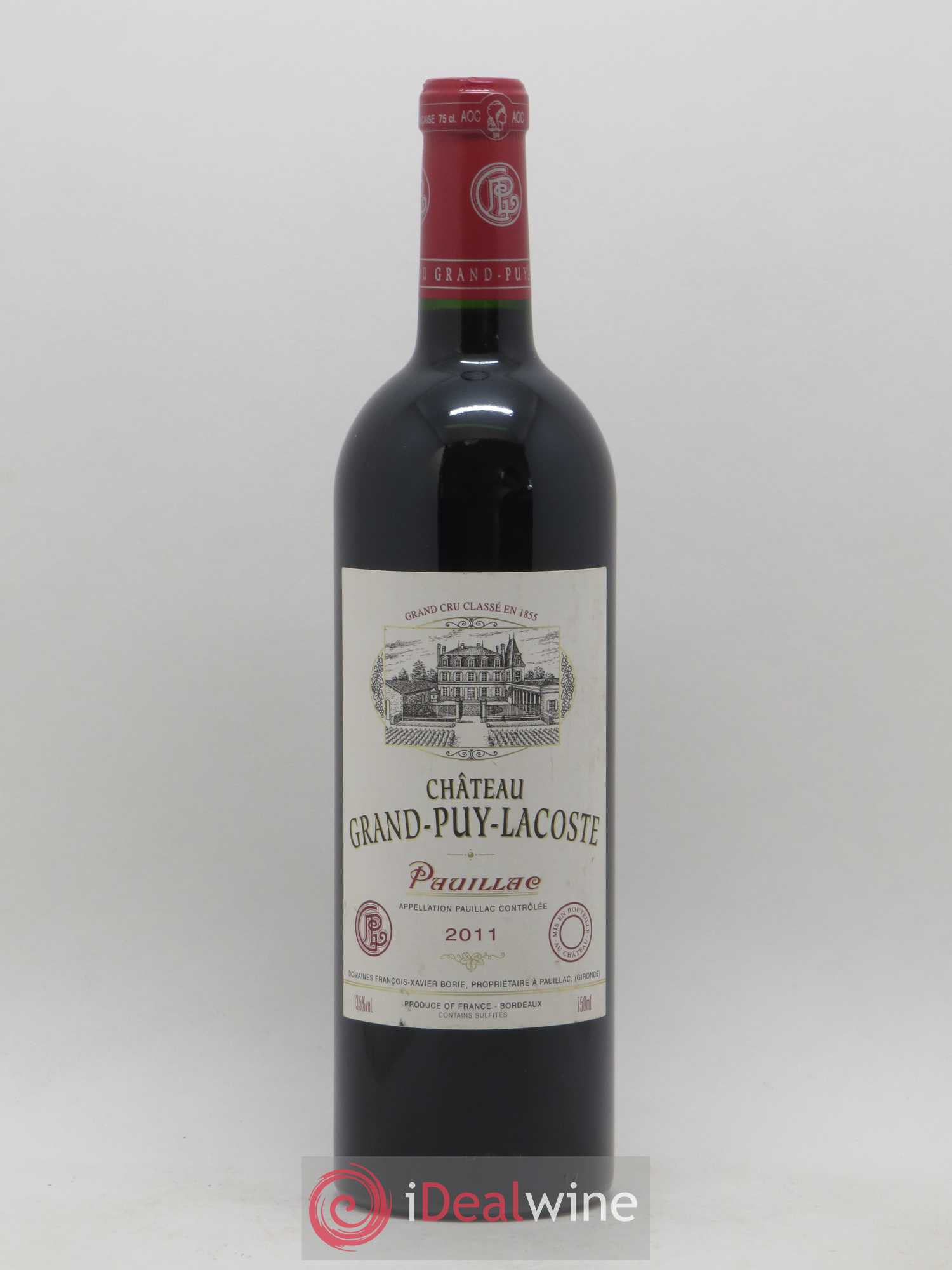Château Grand Puy Lacoste 5ème Grand Cru Classé 2011 - Lot de 1 bouteille - 0