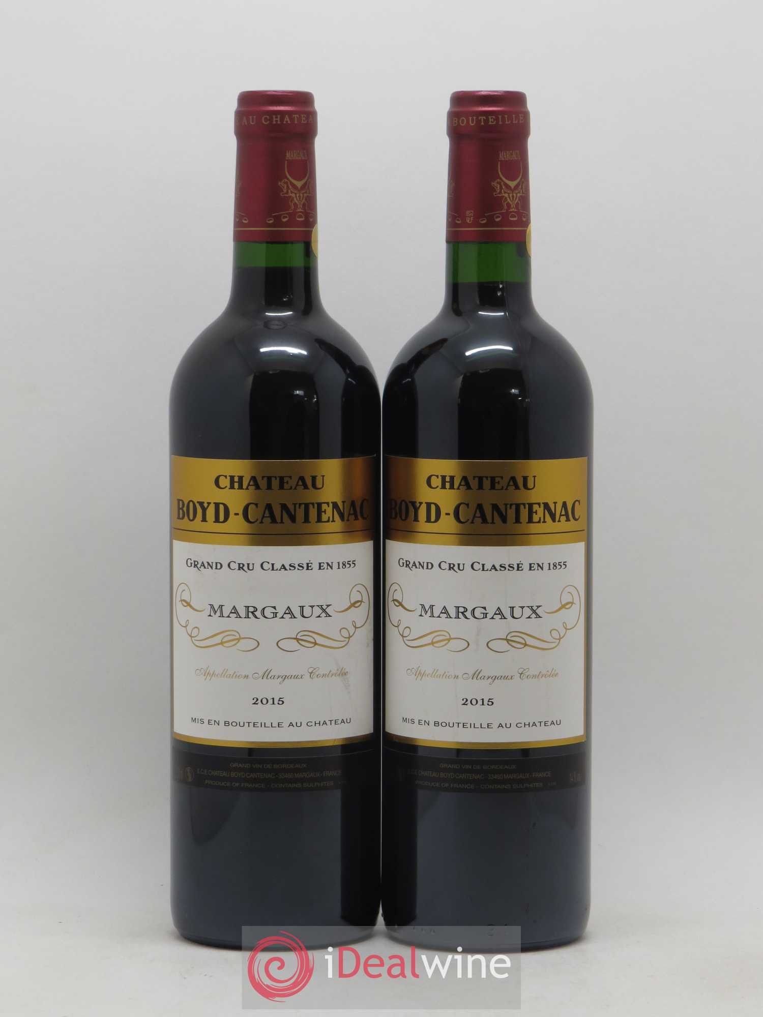 Château Boyd Cantenac 3ème Grand Cru Classé 2015 - Lot de 2 bouteilles - 0