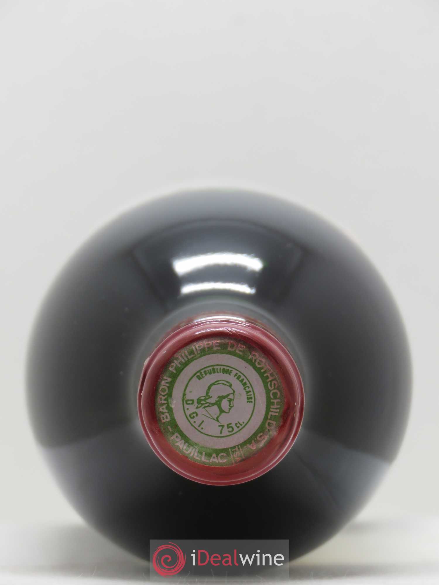 Château Mouton Rothschild 1er Grand Cru Classé 1989 - Lot de 1 bouteille - 2