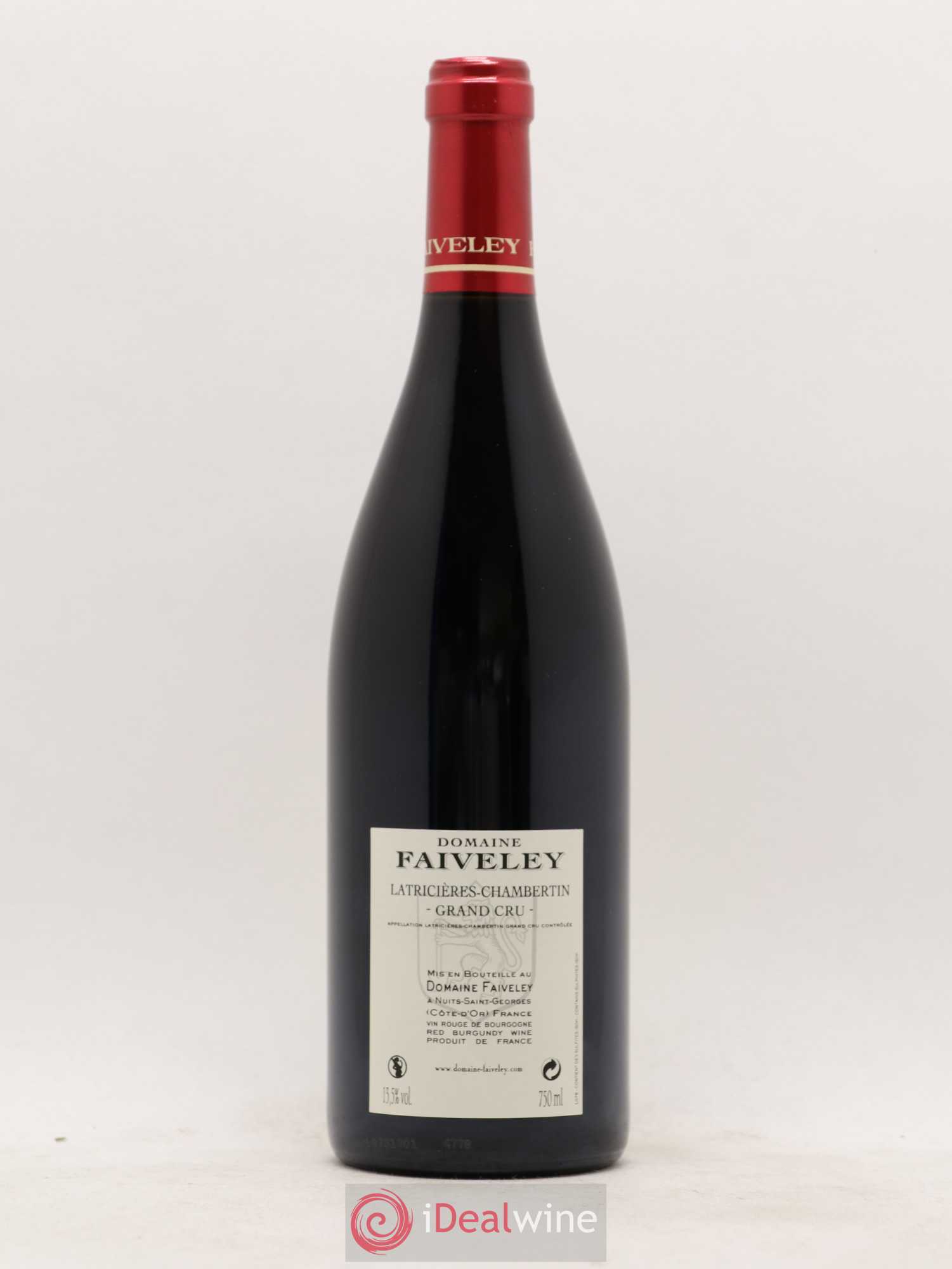 Latricières-Chambertin Grand Cru Faiveley 2018 - Lot de 1 bouteille - 1