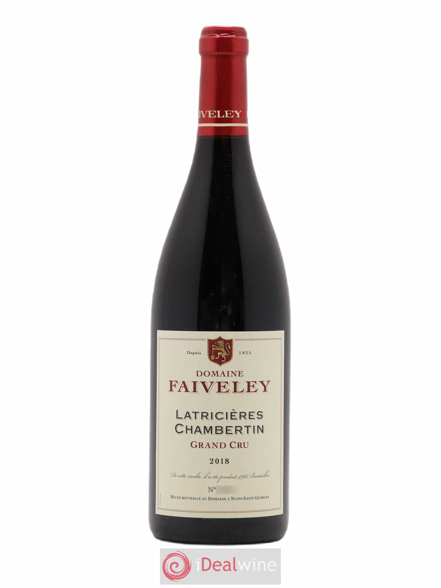 Latricières-Chambertin Grand Cru Faiveley 2018 - Lot de 1 bouteille - 0
