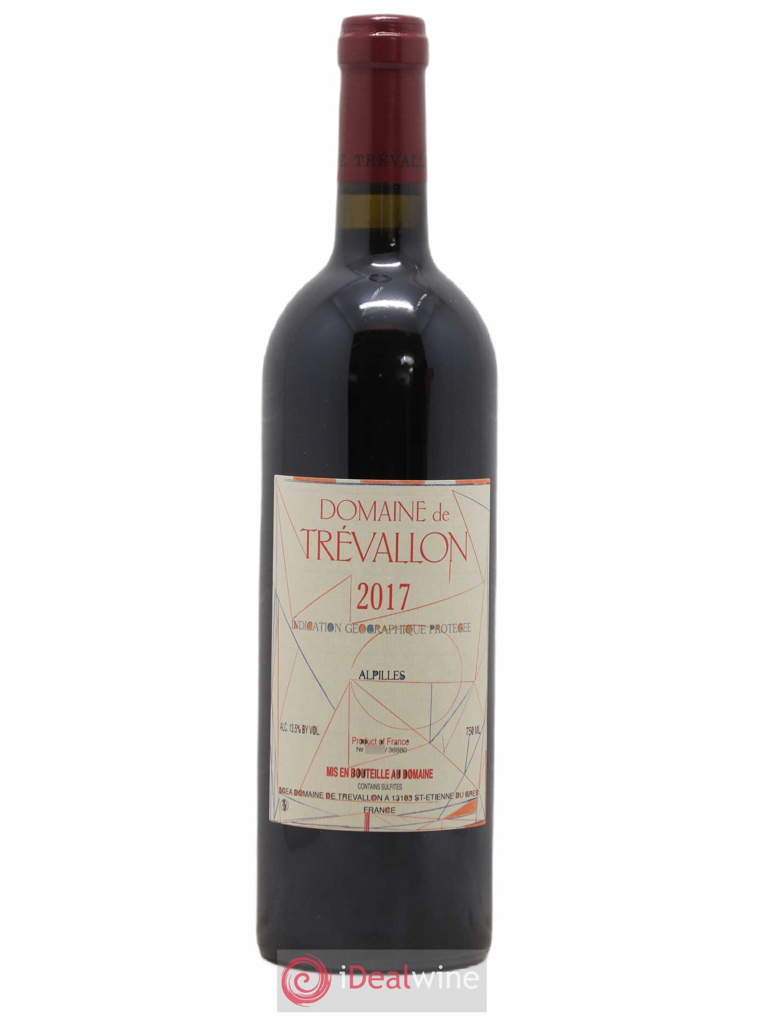 Alpilles Trévallon (Domaine de) Eloi Dürrbach (sans prix de réserve) 2017 - Lot de 1 bouteille - 0
