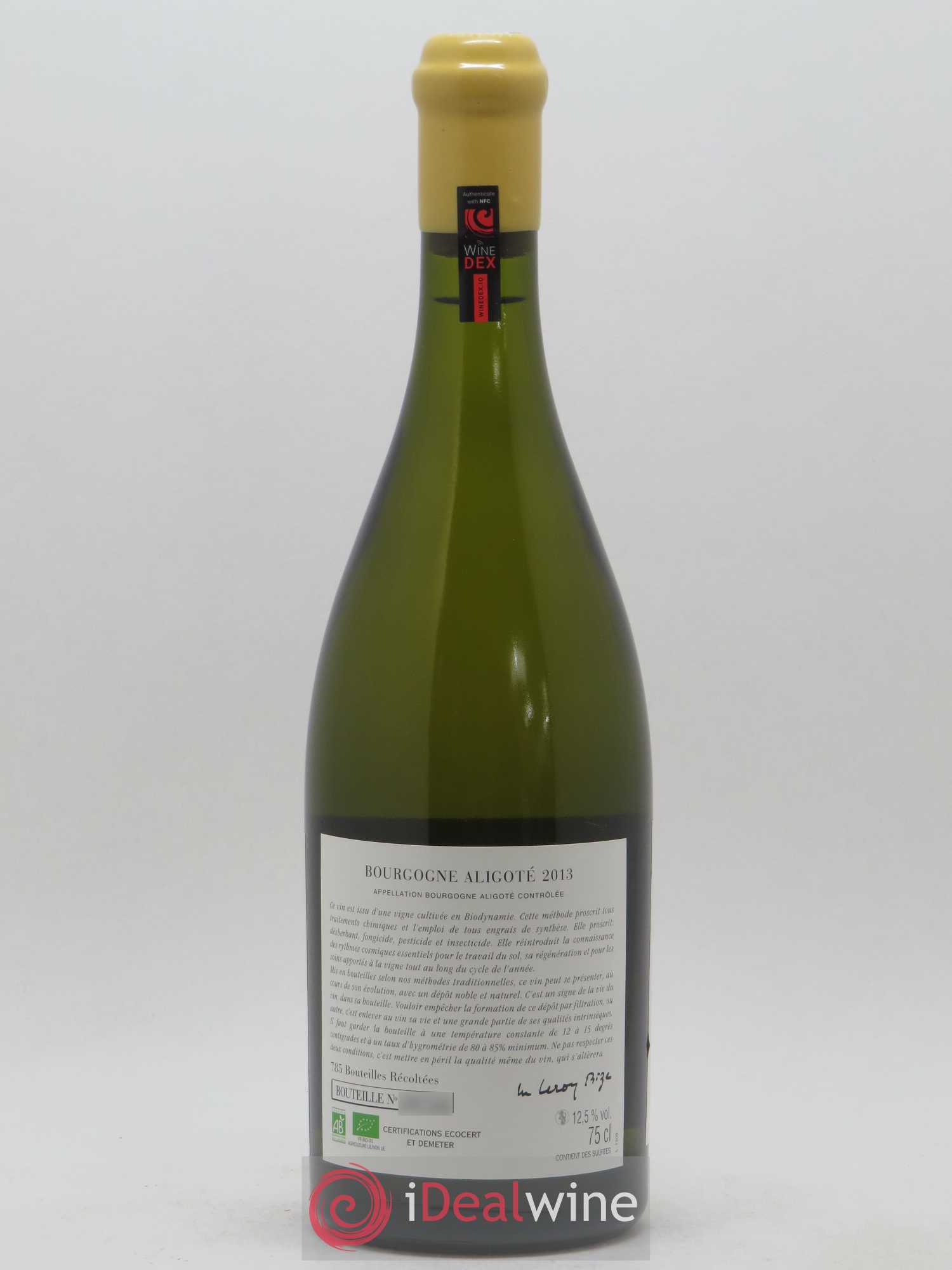 Bourgogne Aligoté Sous Chatelet d'Auvenay (Domaine) 2013 - Lot de 1 bouteille - 1